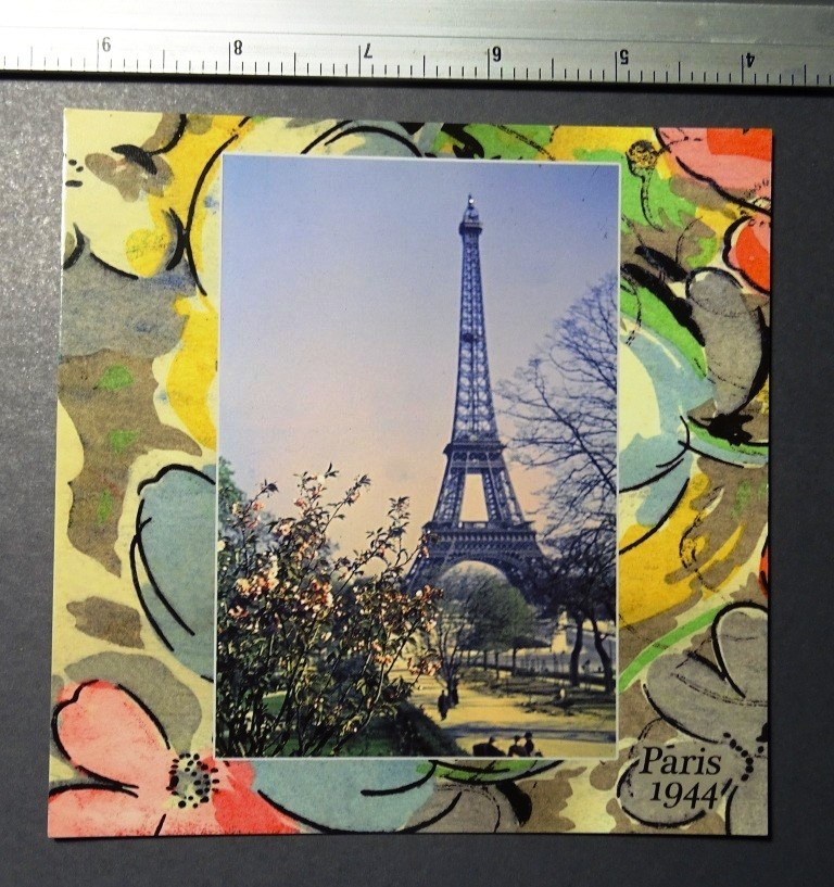 Eiffel Tower, Paris Postcard, FRANCE.