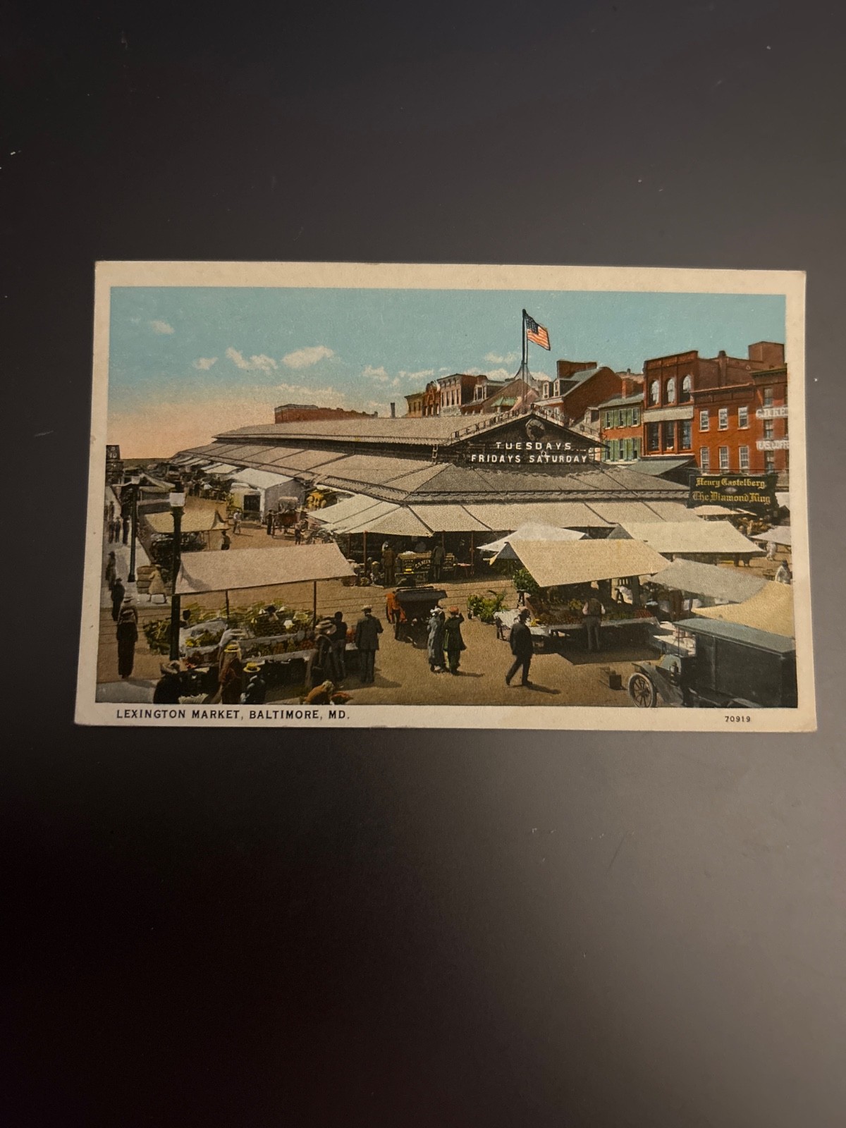 Lexington Market, Baltimore Maryland postcard