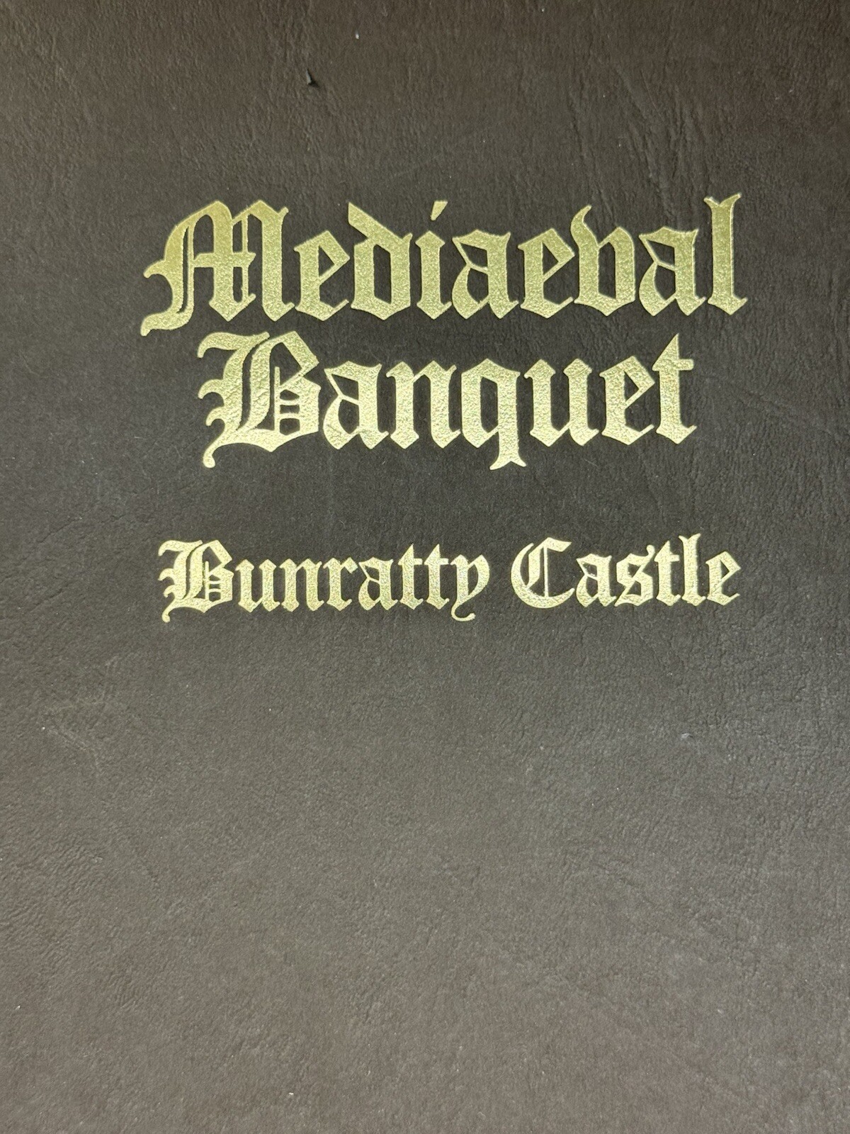 Vintage Medevil Banquet at Bunratty Castle Ireland Pop Up Scene Souvenir