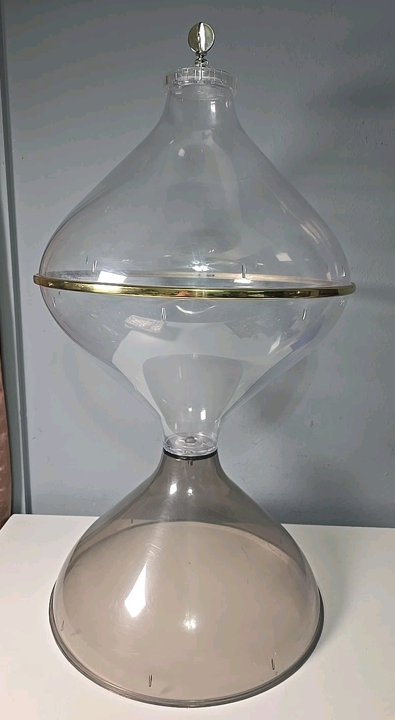 Vintage 70\'s Space Age Bubble Dome Terrarium Floor Planter Mid Century Atomic