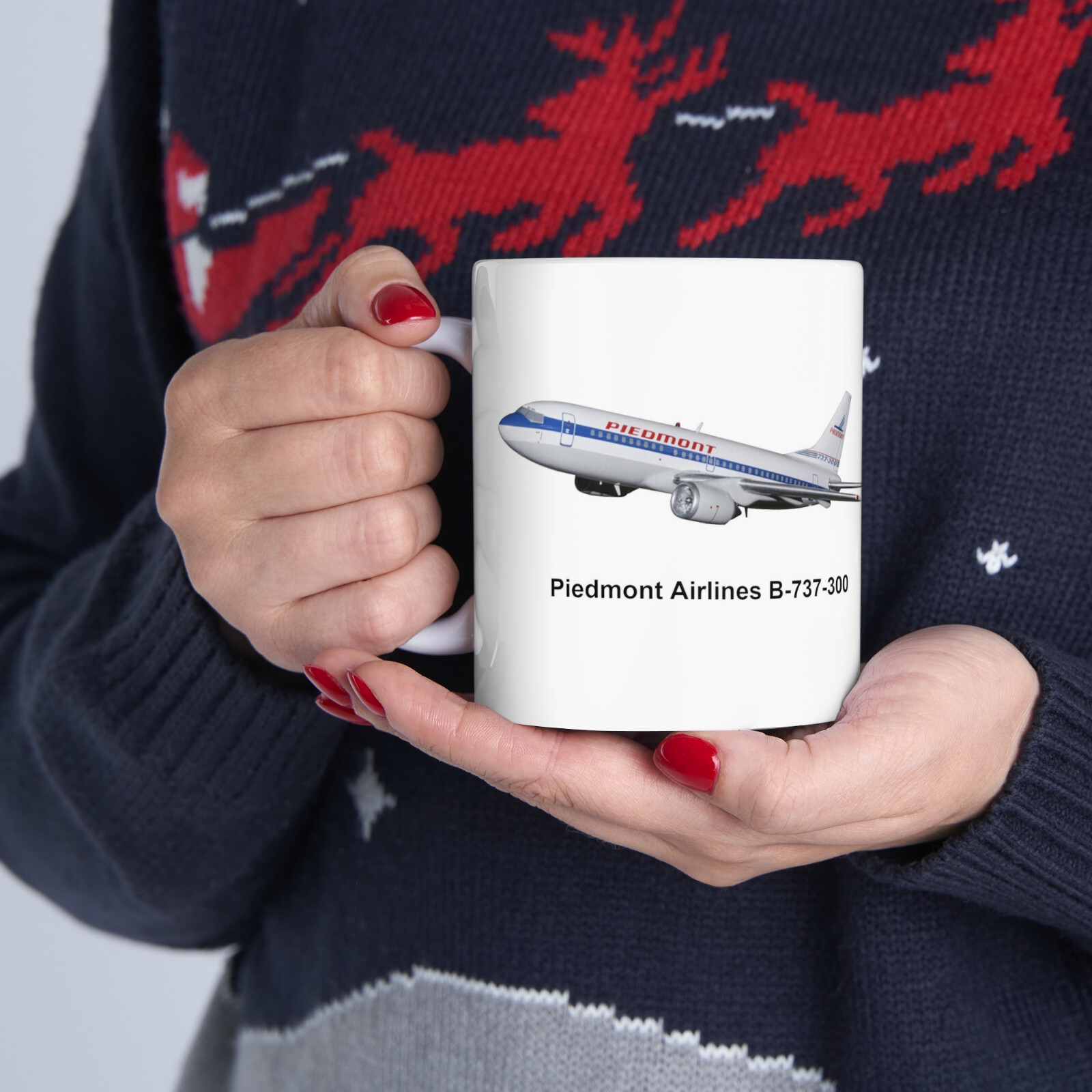 Piedmont Airlines B-737-300 Coffee Mug