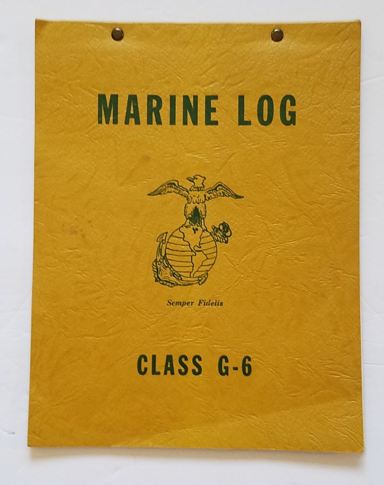 Marine Log Class G-6 Semper Fidels.  1943, With Photos. Ordnance Aviation School