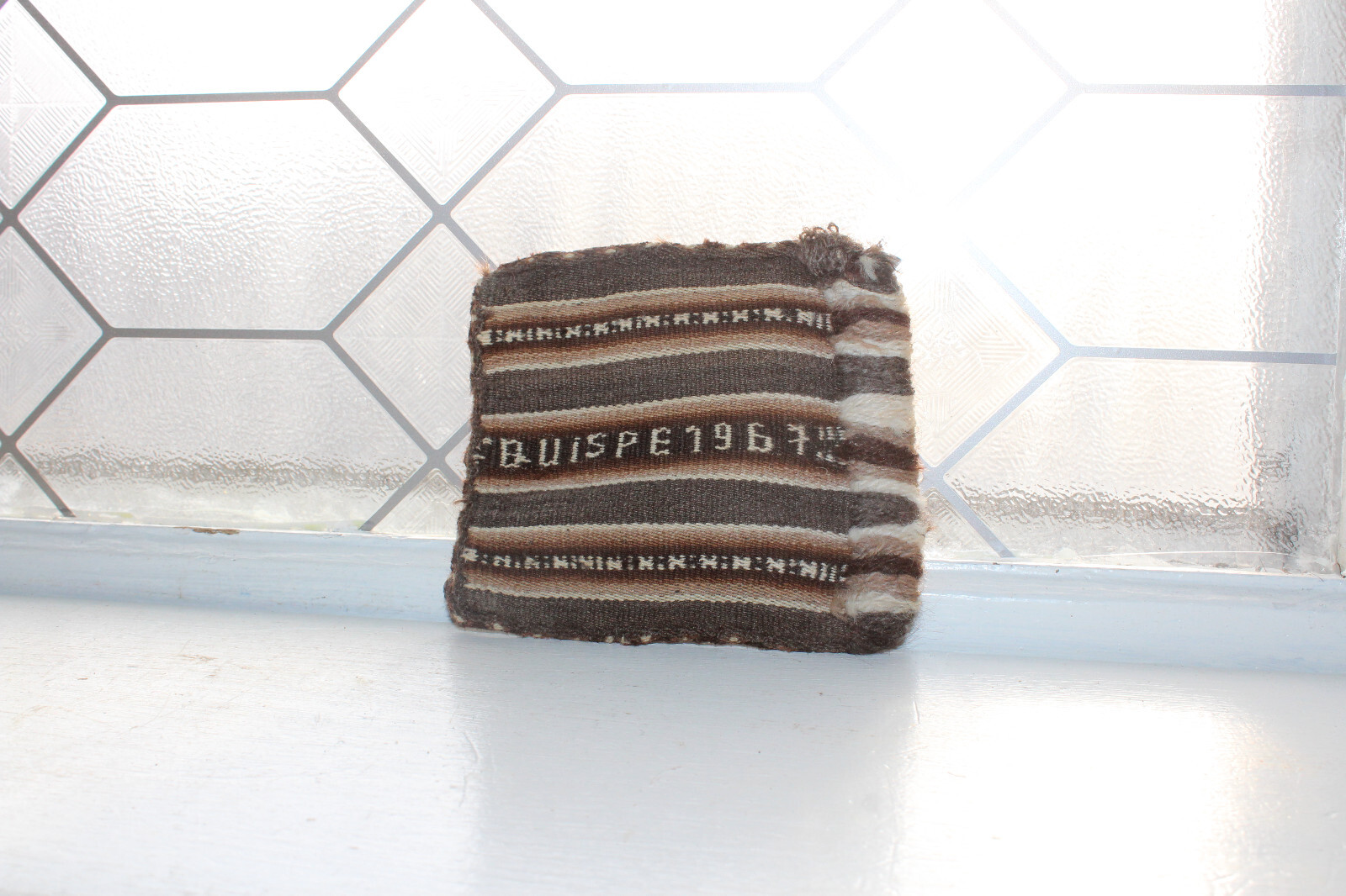 Vintage Bolivia Chuspa Bag 1967 Llama Wool