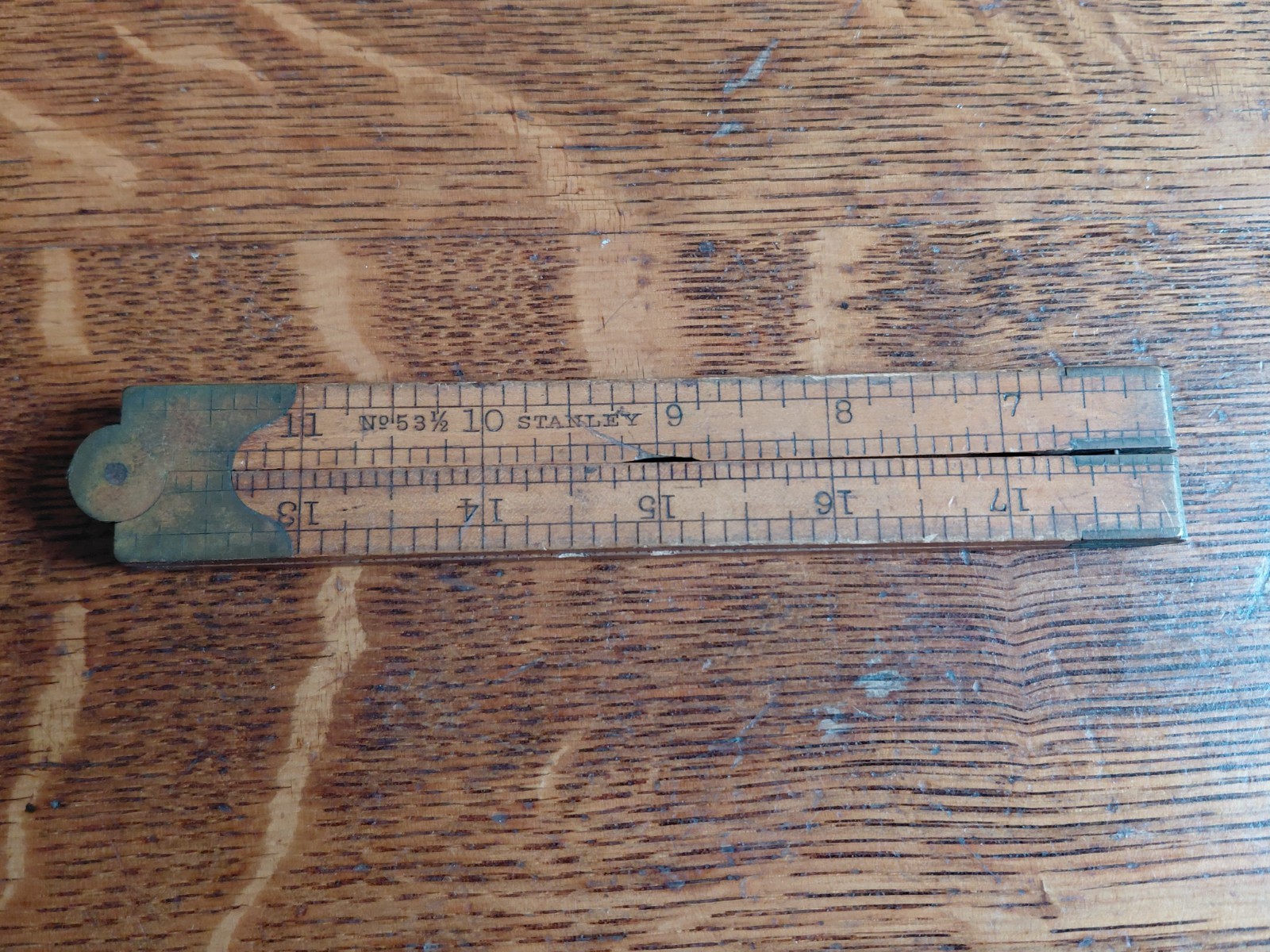 Vintage Stanley Rule & Level Co No 53 1/2  Folding 24