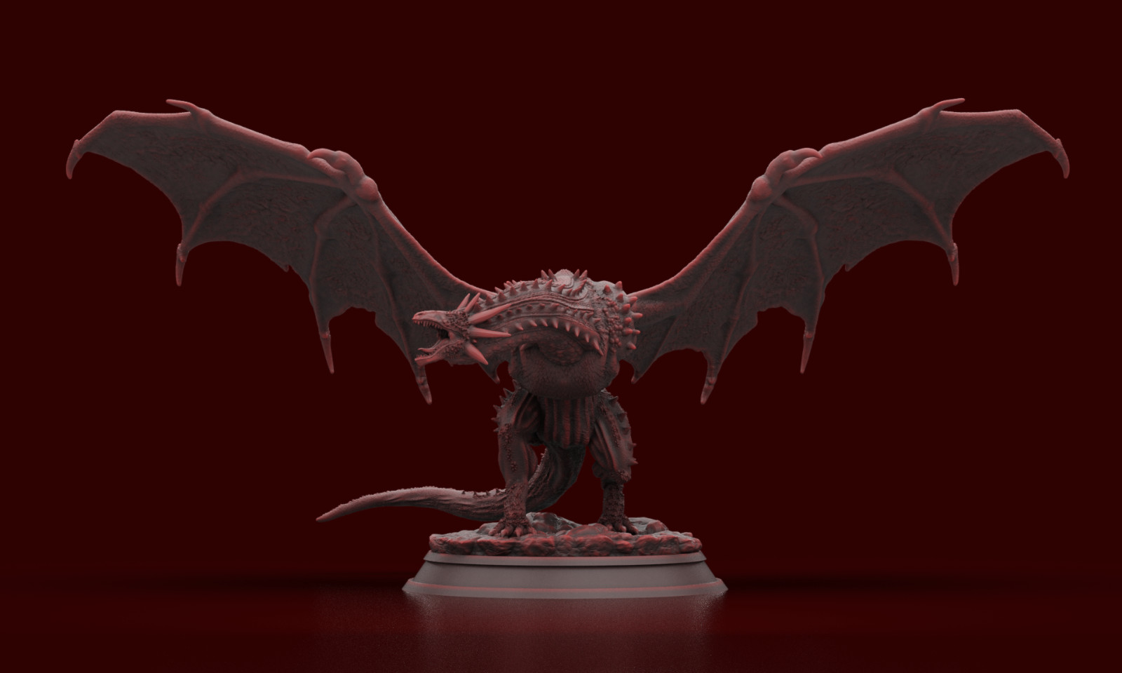 Meleys Dragon Resin Sculpture Statue Model Kit  Unpainted/Unassembled