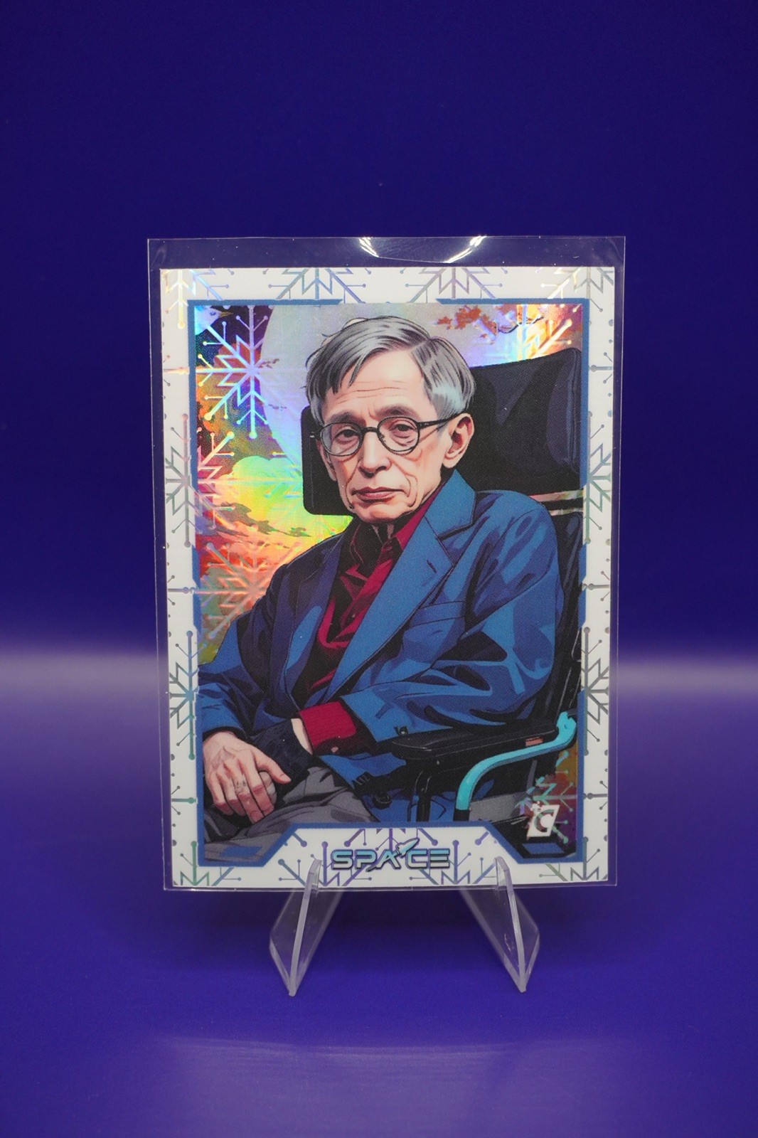 Cardsmiths Space Galactic Series - #60 Stephen  Hawking Snowflake 02/03