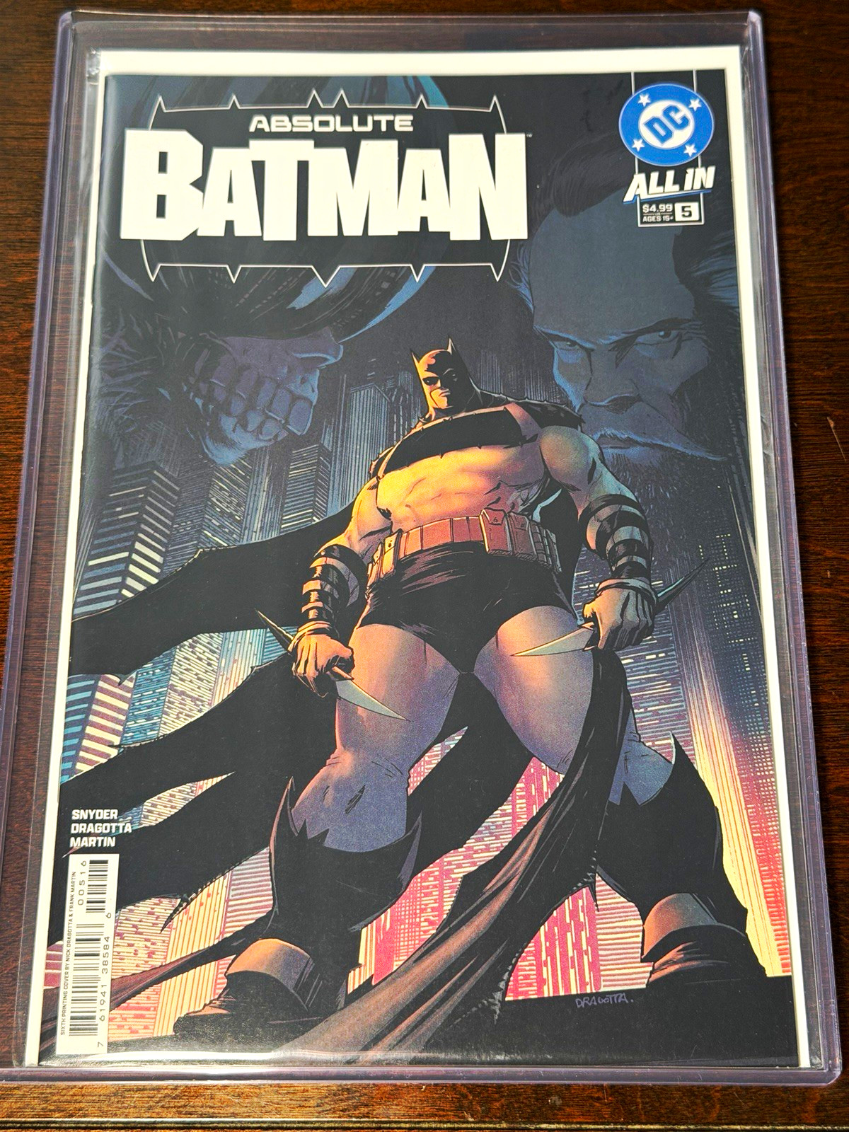FREE SHIPPING DC Absolute Batman #5 (Modern Age) Snyder Dragotta Martin 