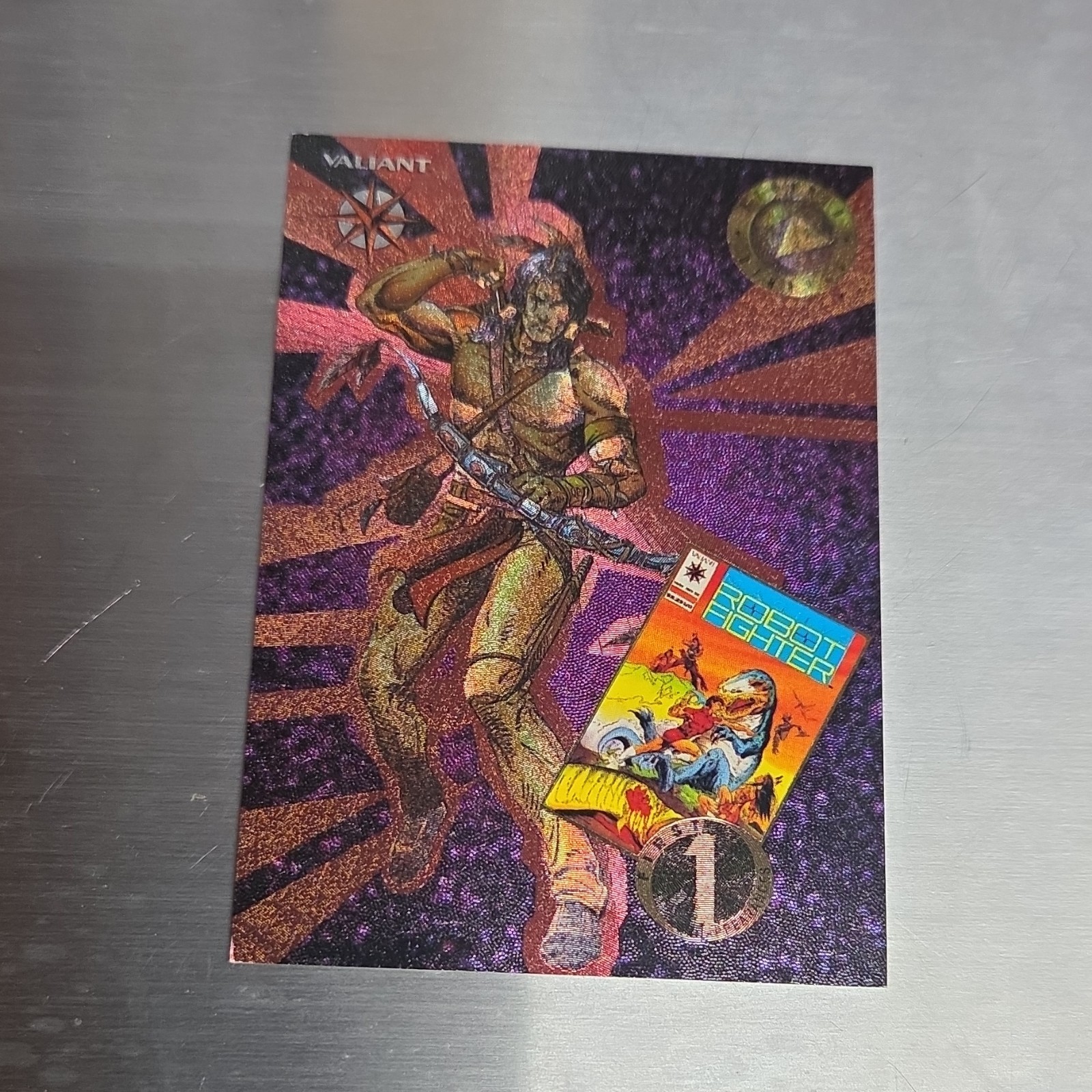 Upper Deck 1993 Valiant Universe Magnus Robot Fighter Flashback Insert FA7