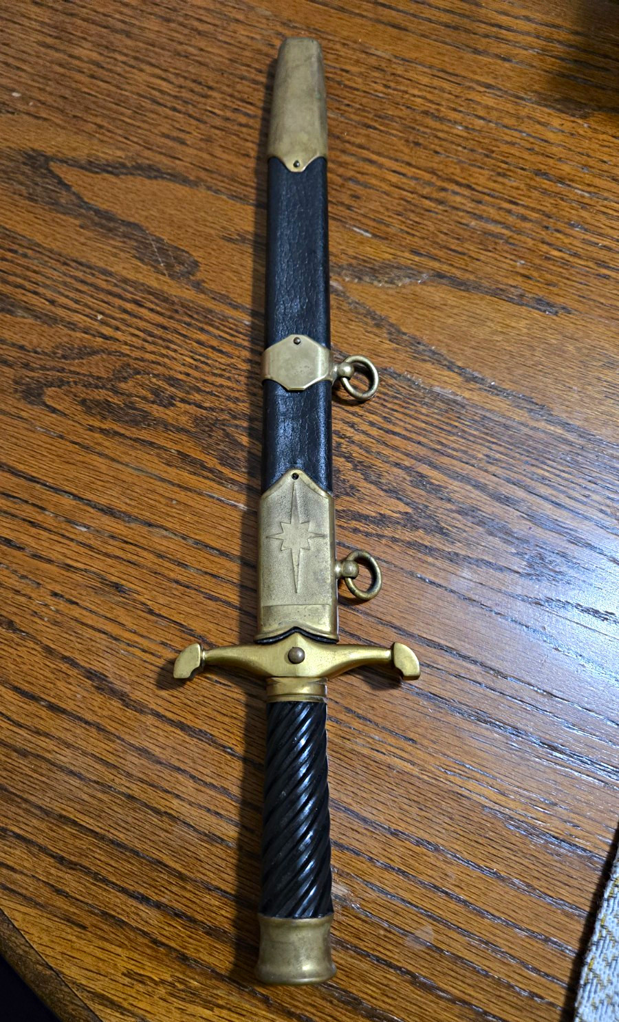 Rare 1994 Ukrainian Navy Officer Dress Dagger Dirk Sevastopol 37 Mark E090