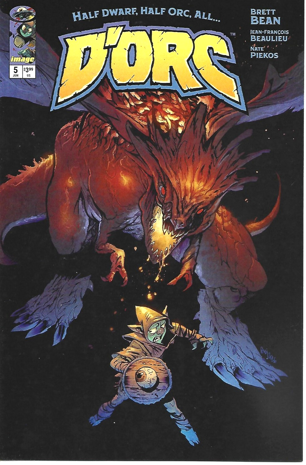 D\'ORC #5 DANIEL WARREN JOHNSON VARIANT IMAGE COMICS 2026 NEW UNREAD BAG / BOARD