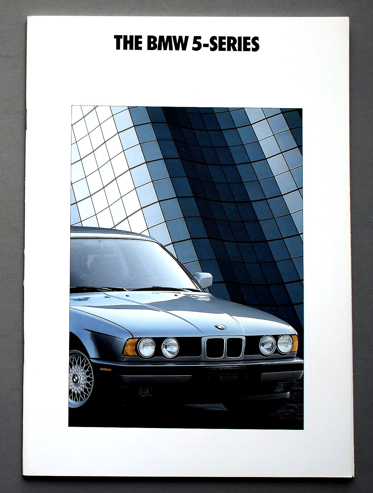 1991 BMW 5 SERIES REVISED 03/1991 SALES BROCHURE CATALOG ~ 44 PAGES