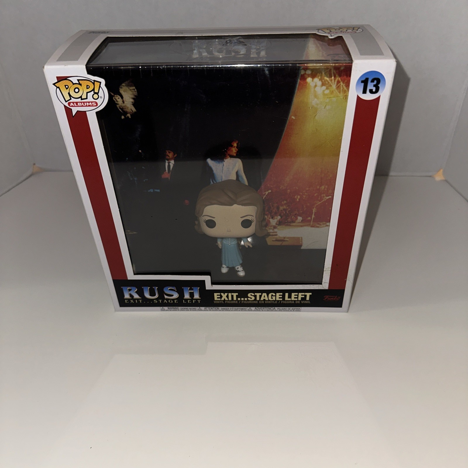 RUSH band Funko Pop Albums Rush Exit...Stage Left #13 New Geddy Lee Neil Peart