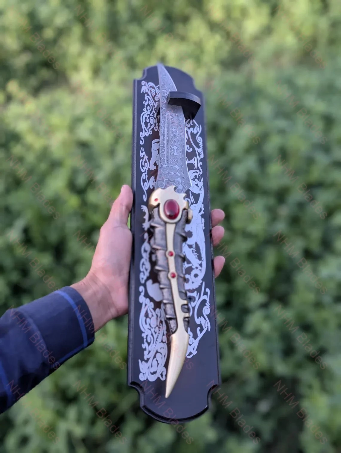 Arya Stark Catspaw Dagger & Needle Sword Damascus steel  Replica gift knife