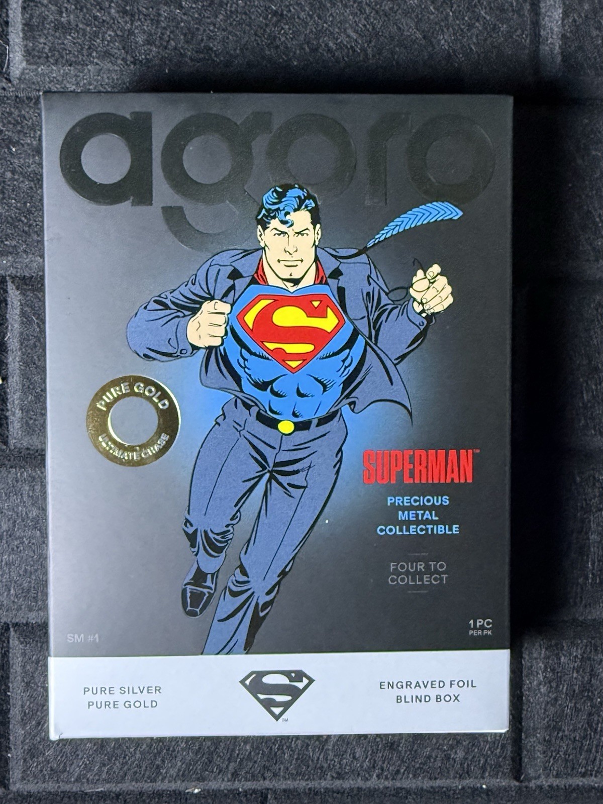 2026 AGORO DC SUPERMAN FOIL BLIND BOX SEALED