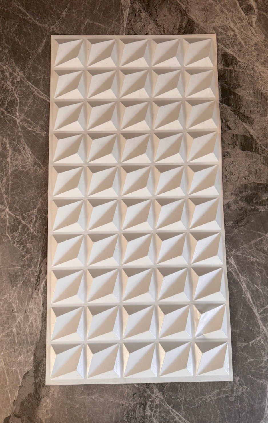 Set Of 2 Vintage Soviet 1970s Space Age 3D Plastic Wall Panels Futuristic