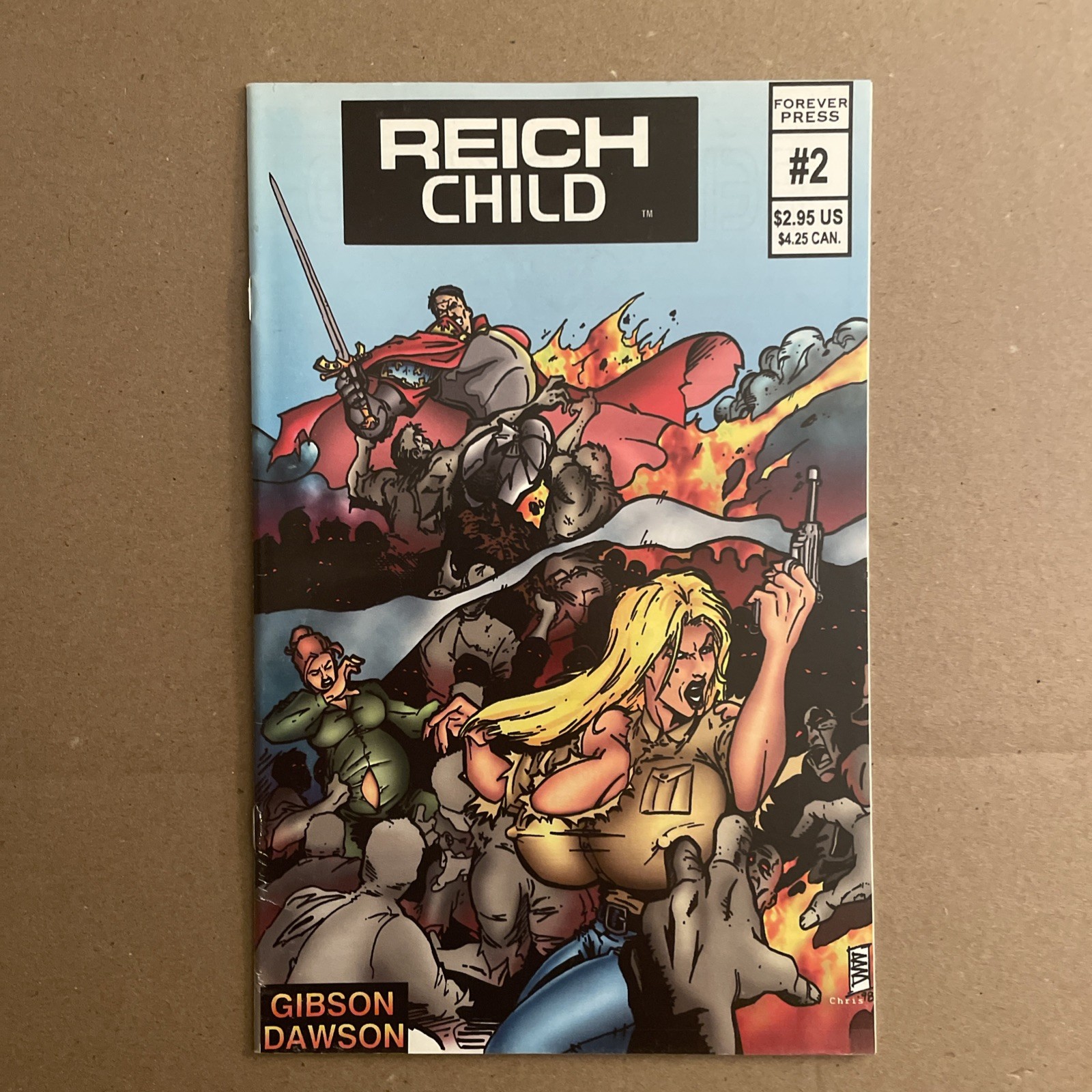Reich Child: Conception of Darkness #2 Forever Press 1997 Comic Book Outlaw B&W