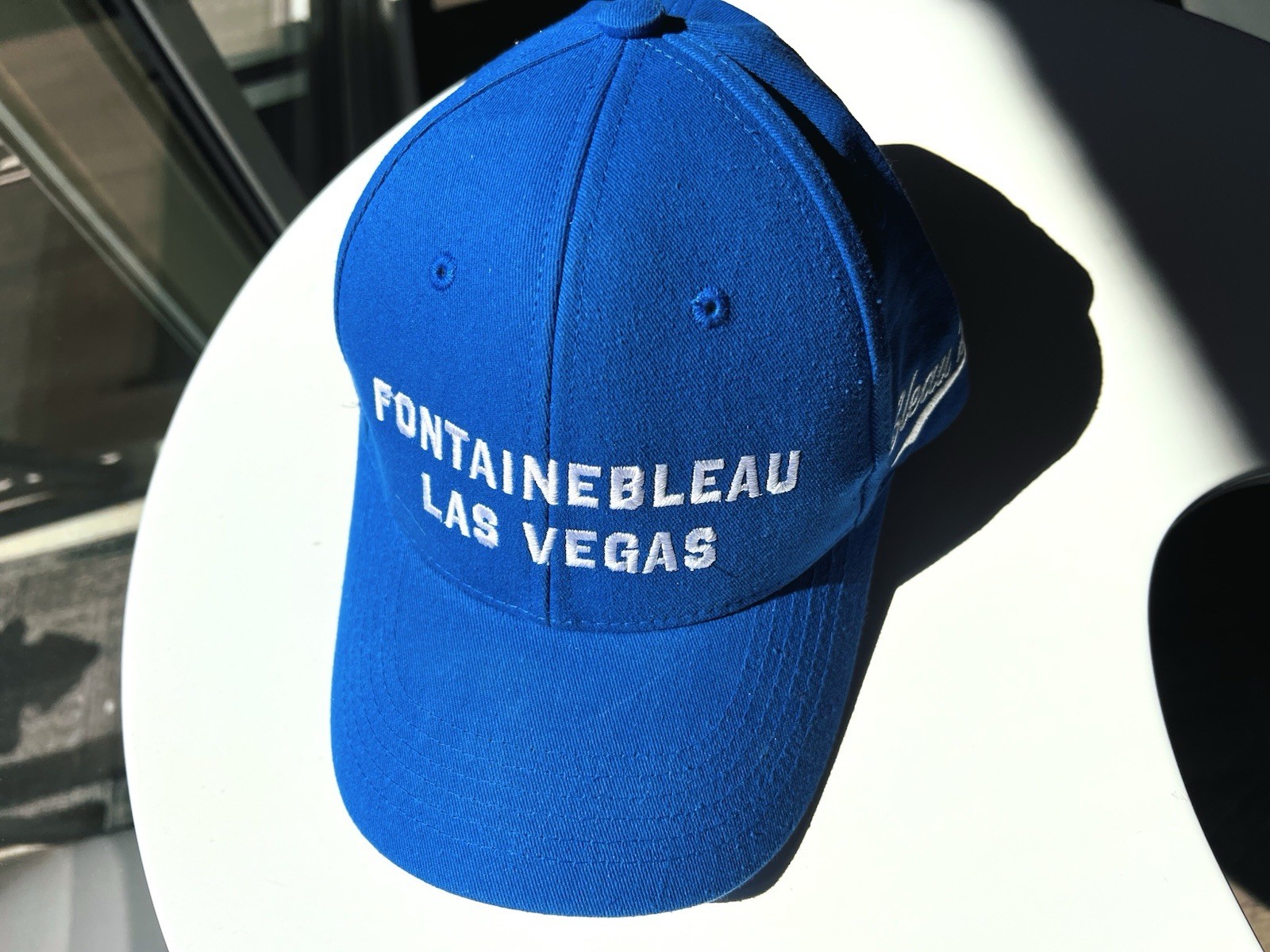 Fontainebleau Las Vegas 2024 Blue Adjustable Baseball Cap Hat