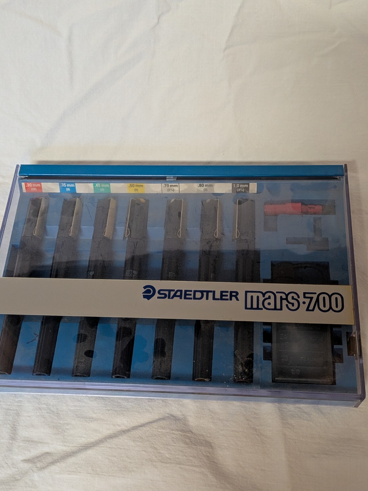 Staedtler Mars 700 Technical Drafting Pen Set 7 Pens, Germany Vintage