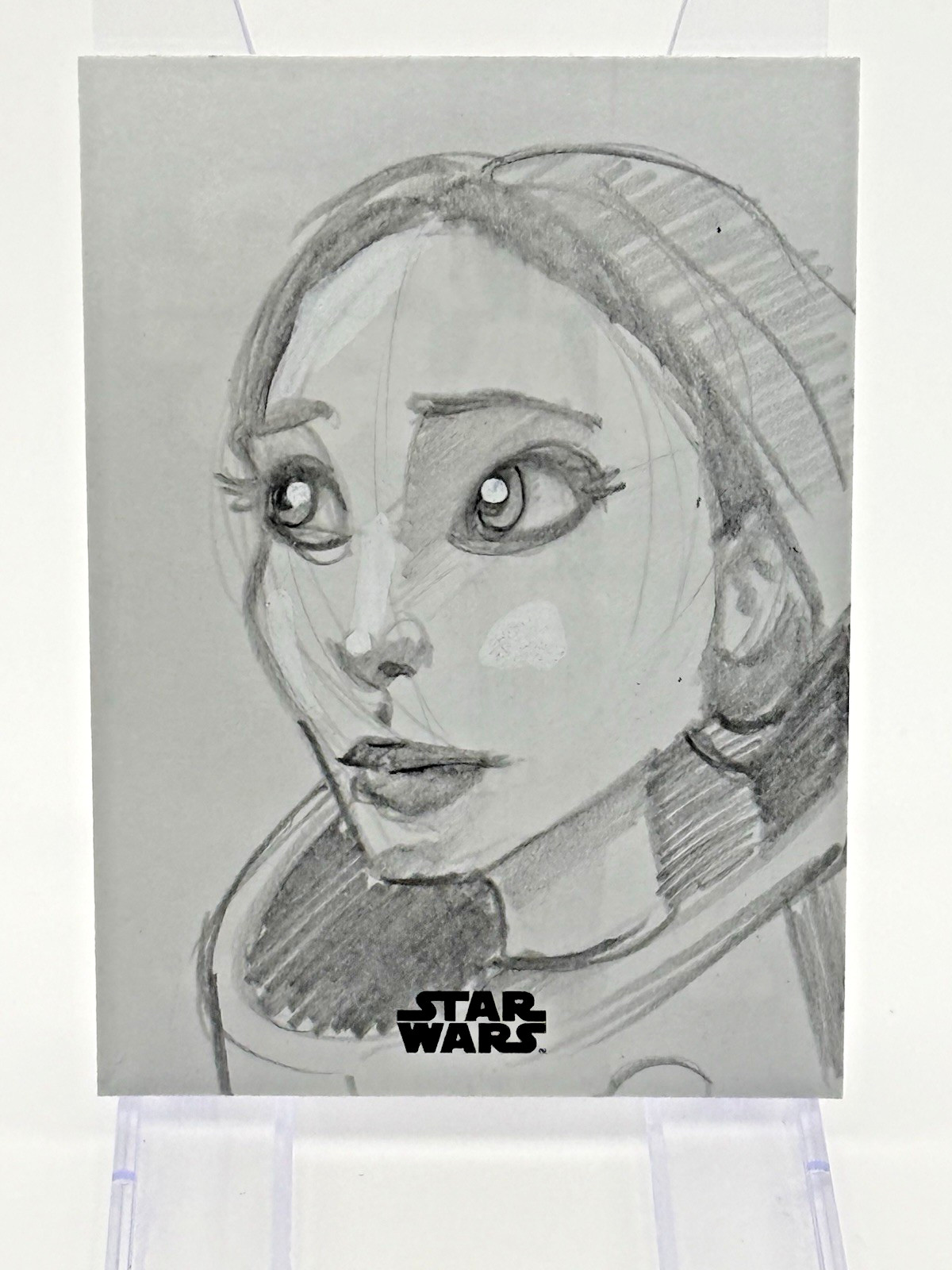 2024 Topps Star Wars Galaxy PADME AMIDALA CLONE WARS SKETCH Jessica Hickman 1/1