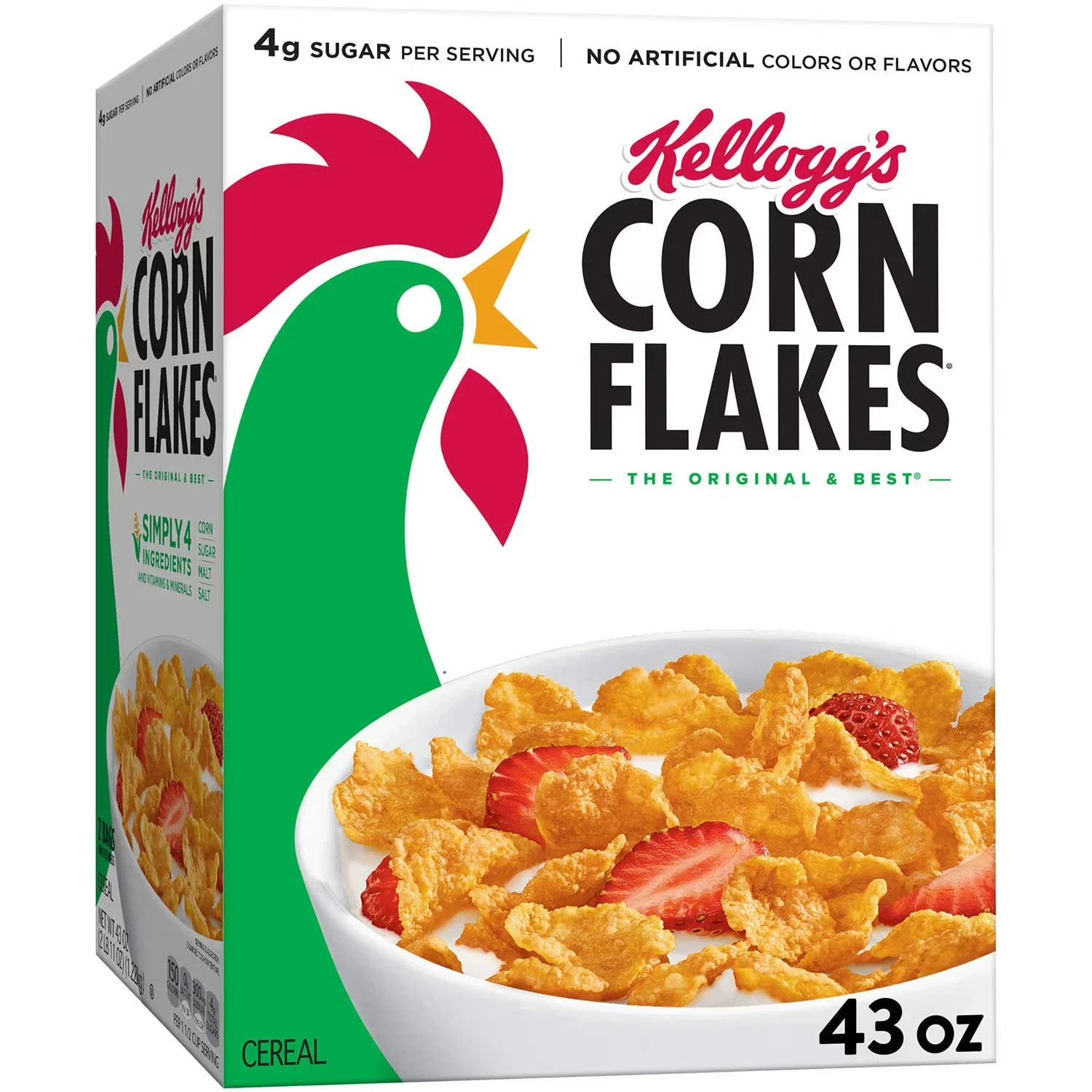 Kellogg's Corn Flakes (43 oz., 2 pk.) Great Price