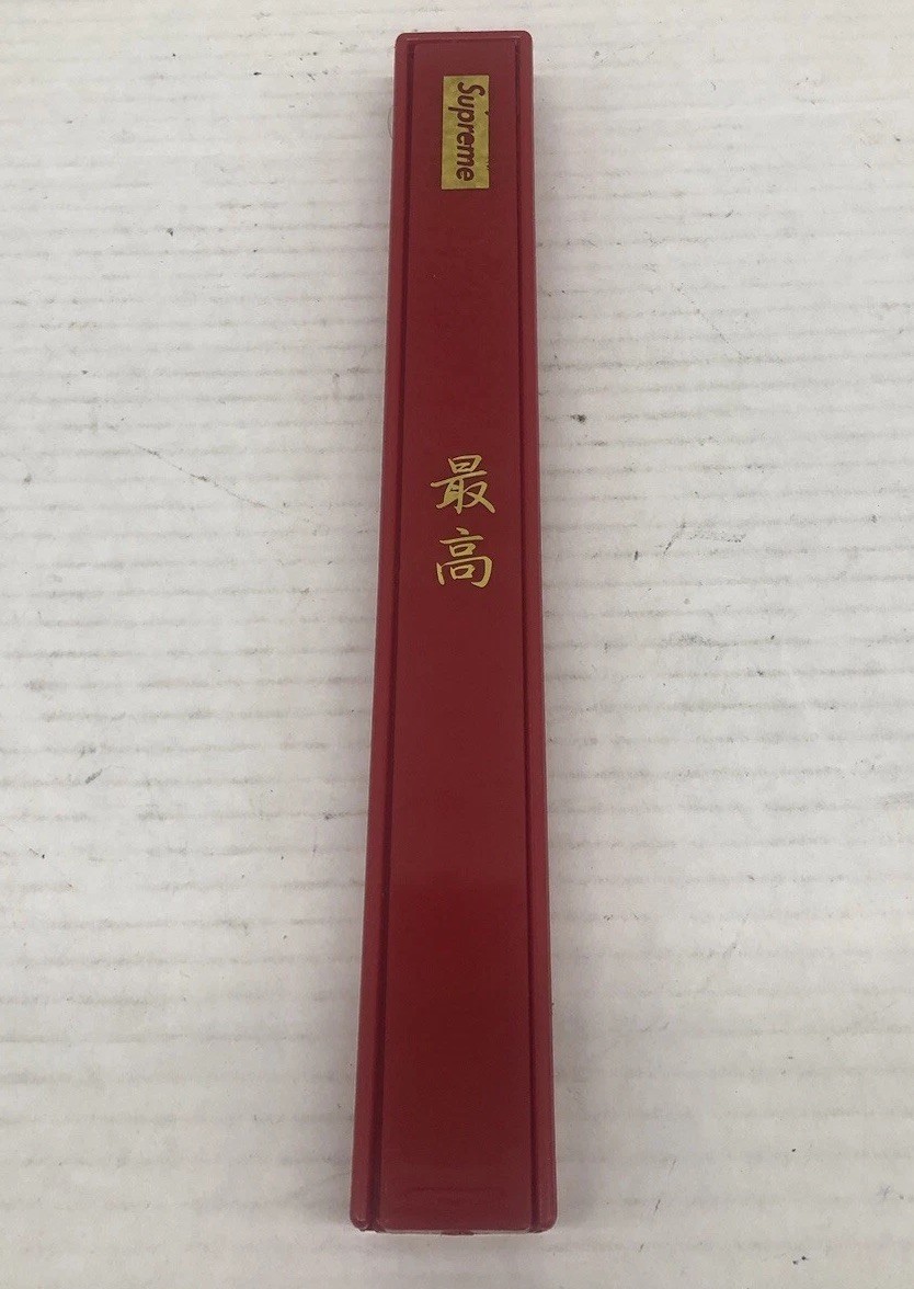 Supreme BB52 Chopsticks Decor Red Accessories Box Logo Dinewear Kitchen