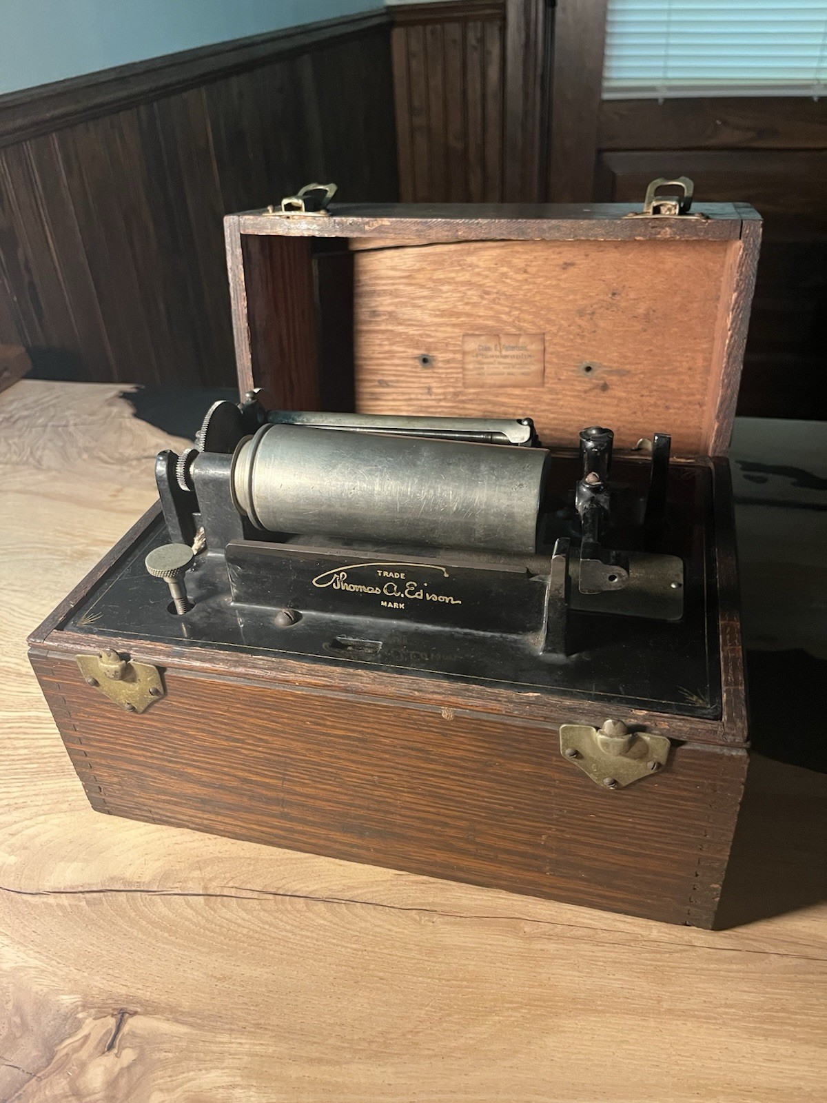 Antique Edison Standard Phonograph Early 1900s FOR PARTS
