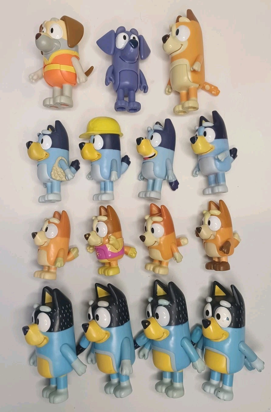 Bluey Figures Lot of 15