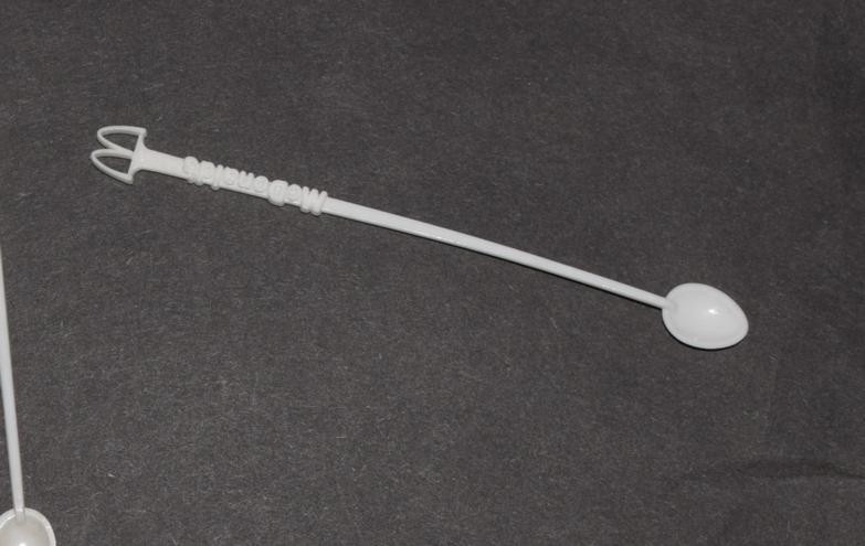 NOS VINTAGE 1970s MCDONALD\'S PLASTIC COFFEE STIRRING - COKE SPOON NEW