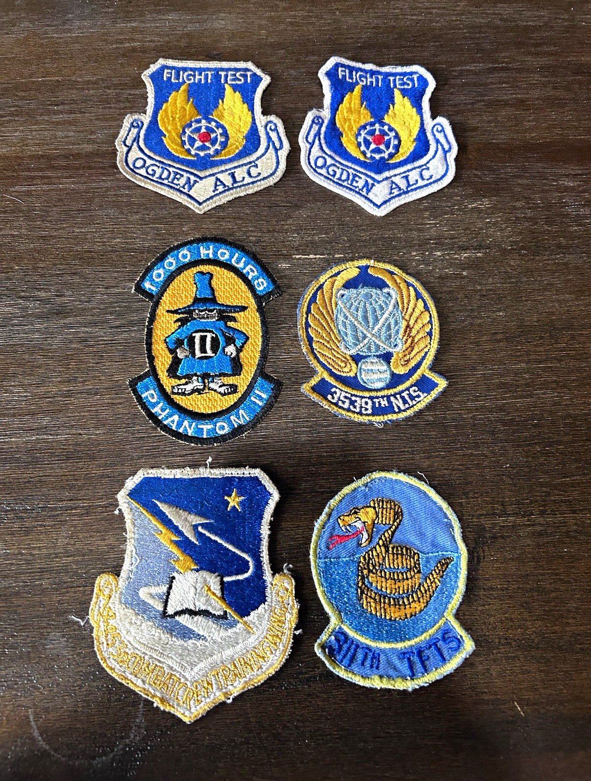 Vintage Vietnam & Cold War USAF Patch Lot (6) – theater made