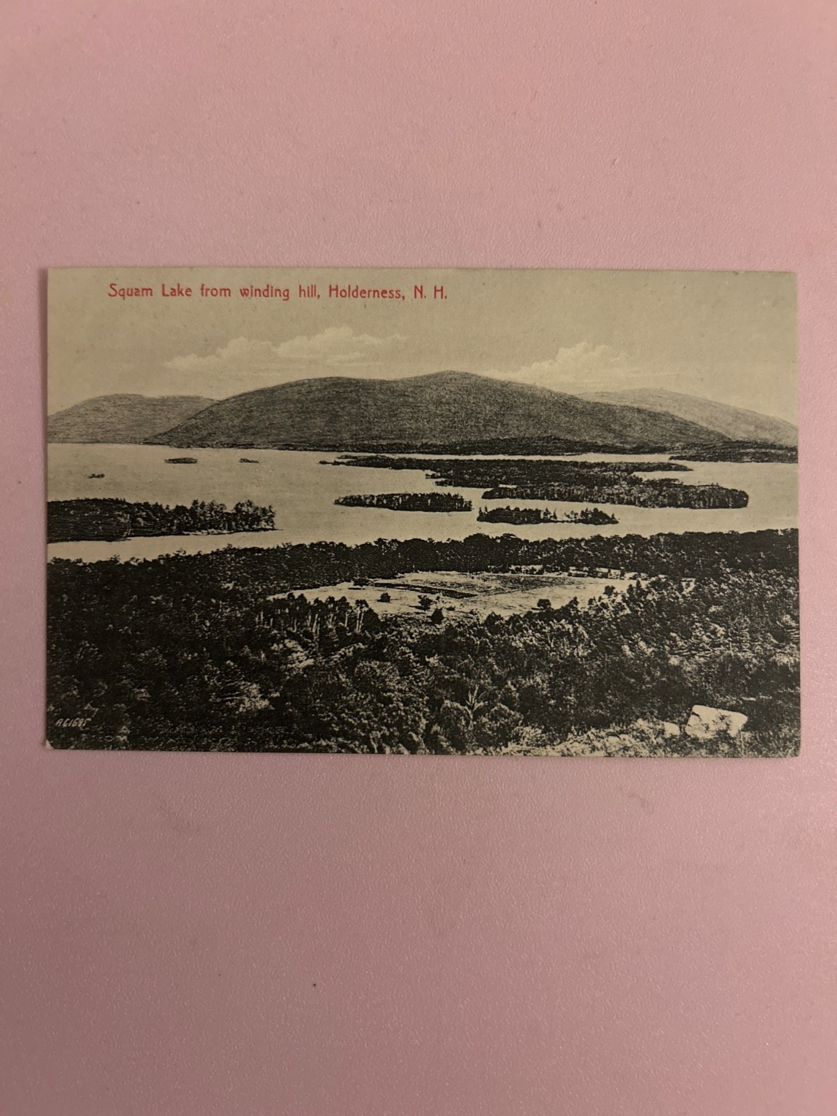 Squam lake from winding hill, Holderness New Hampshire