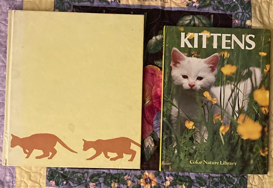 Lot of 2 Cat Books: The Complete Book of the Cat & Kittens (Crescent)
