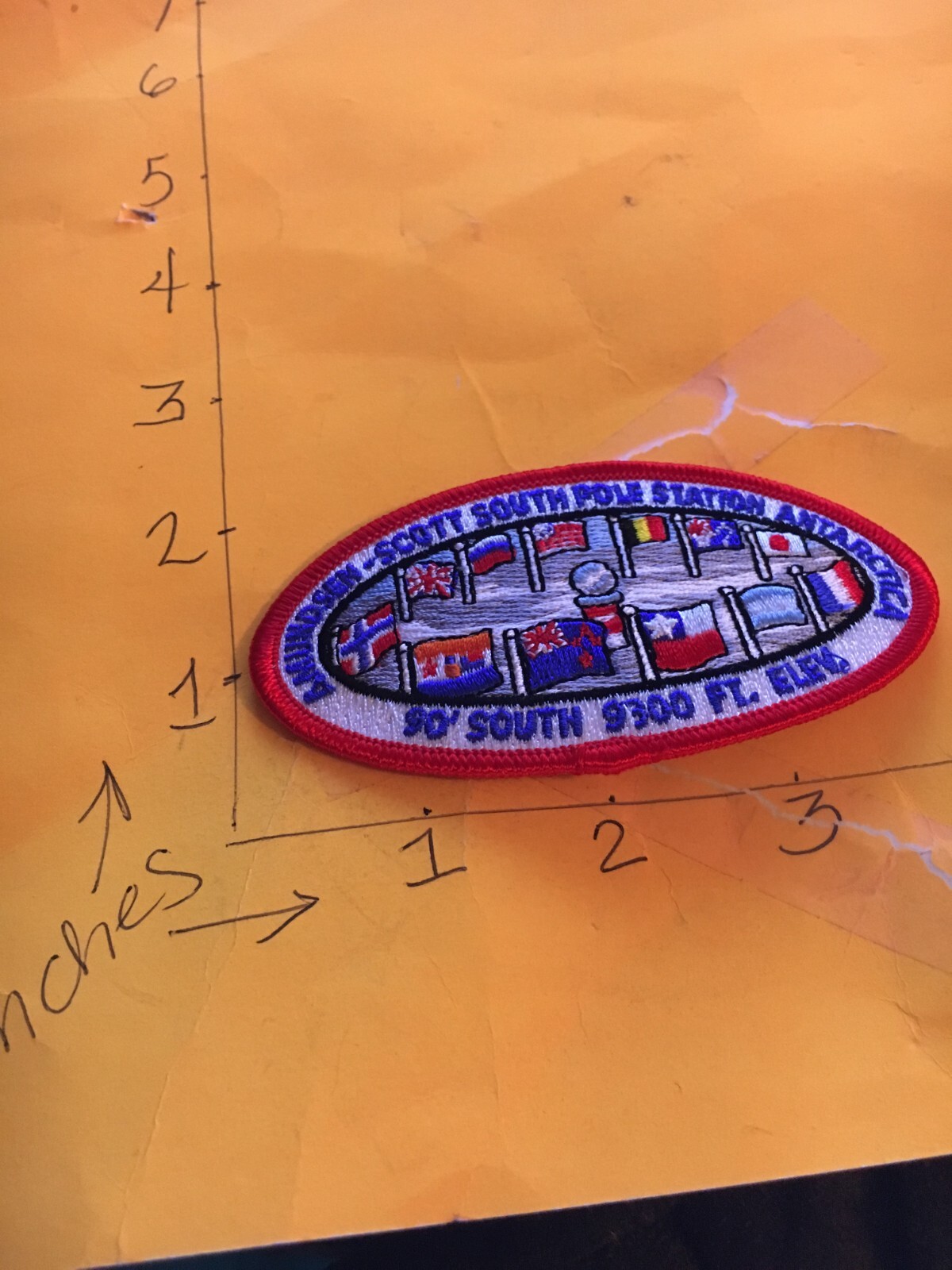 US National Science Foundation Antarctica Scott South Pole Station Patch