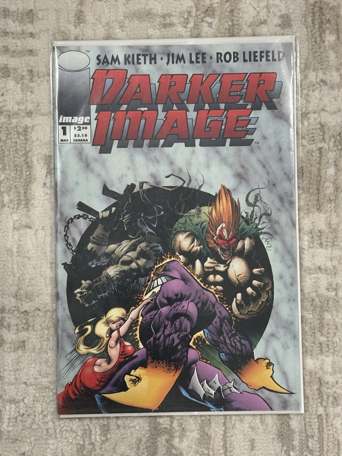 Darker Image #1 Jim Lee Rob Liefeld 1st Appearance THE MAXX Sealed Polybag Comic