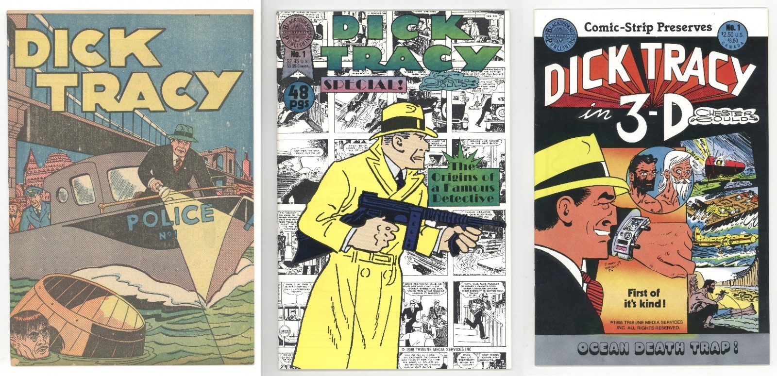 Dick Tracy LOT #2 🕵️Dick Tracy #1 Popped Wheat🕵️Special No. 1 and🕵3-D No. 1