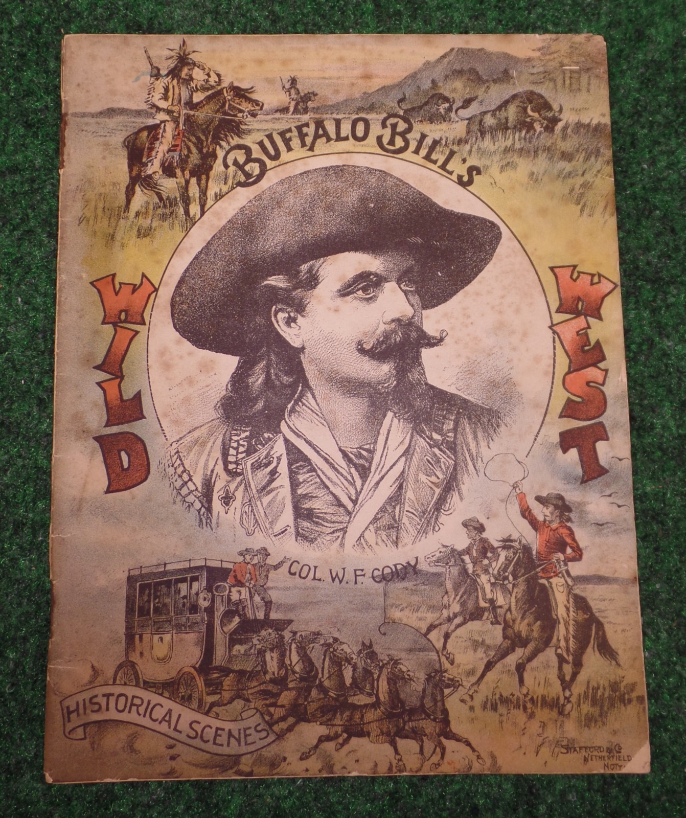 Buffalo Bills Wild West 1891 UK Original Programme