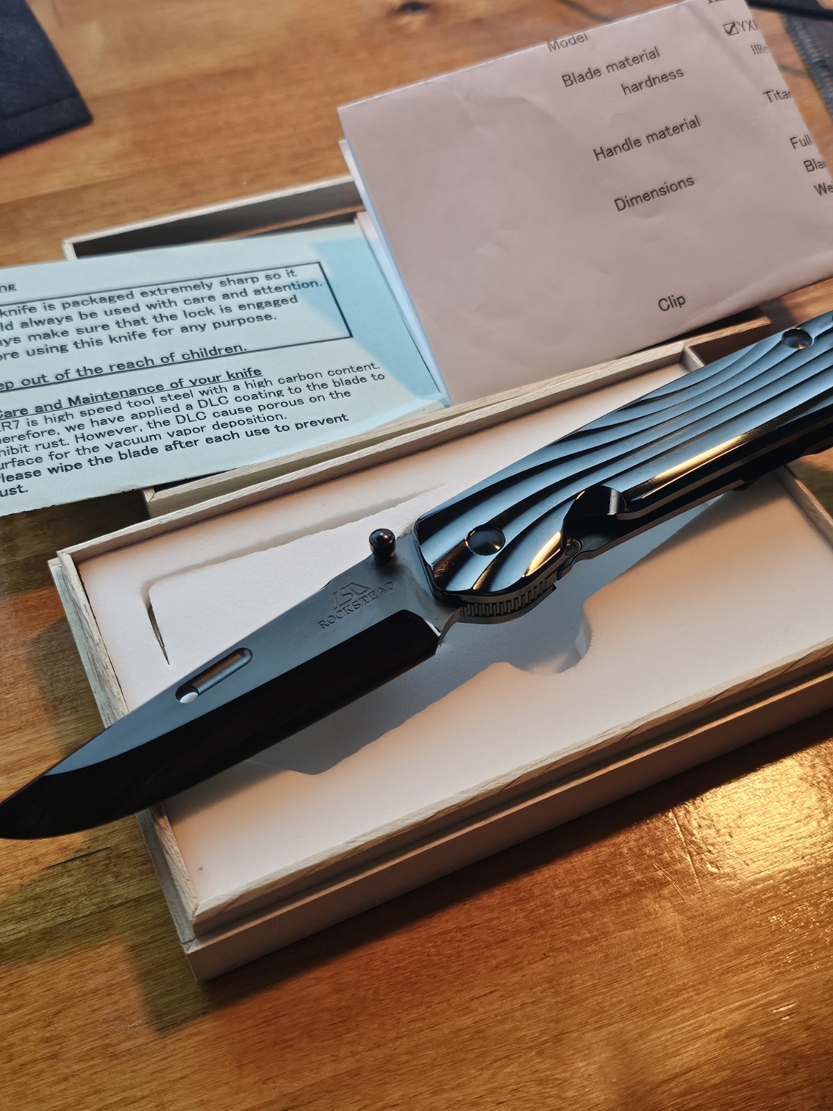 Rockstead Higo II TI - ZDP DLC (S)