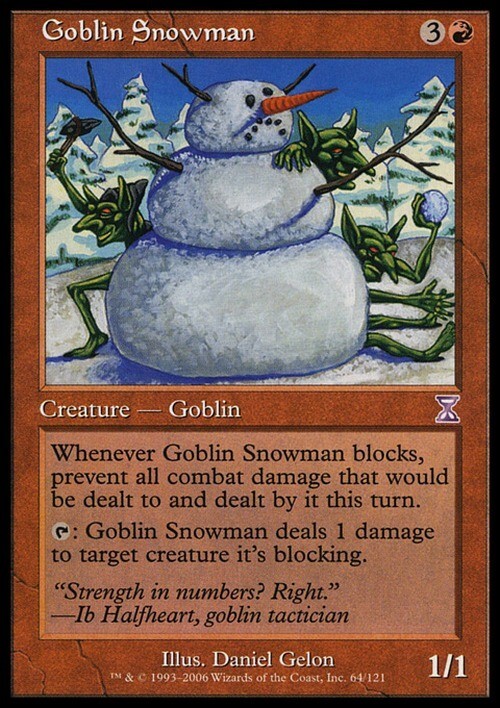 Goblin Snowman ~ Time Spiral [ EX ] [ Magic MTG ]
