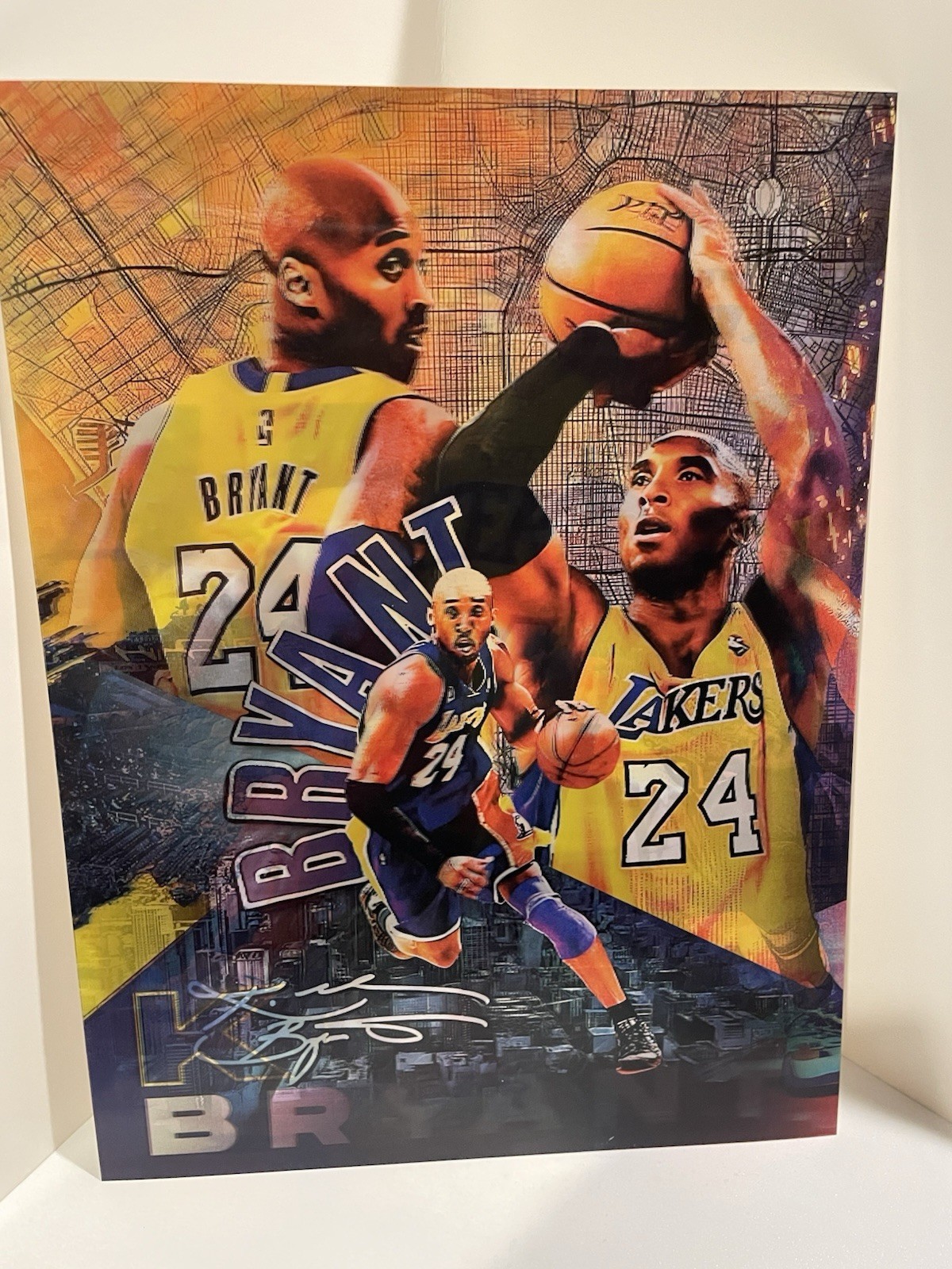 Kobe Bryant 3D Holographic Lenticular Poster