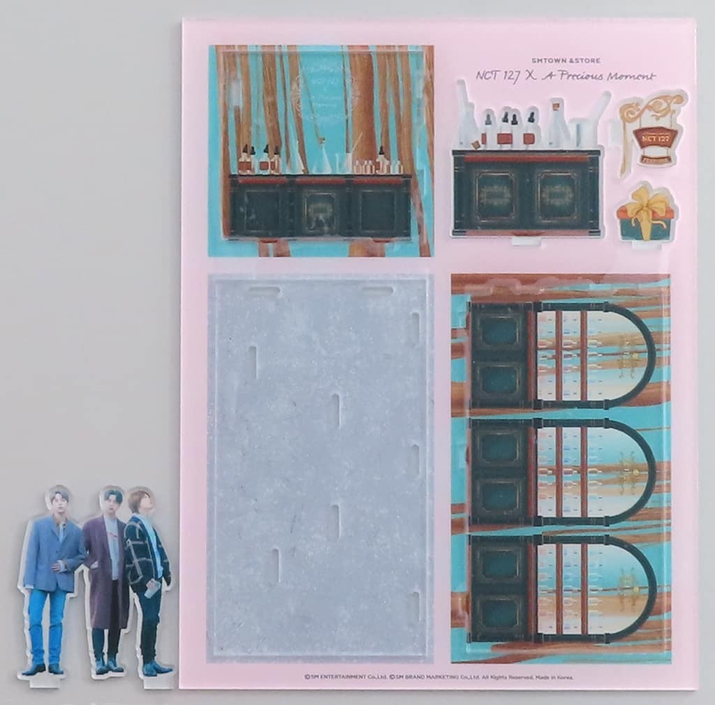 Johnny Yuta Doyoung NCT 127 Acrylic Room Kit A Precious Moment SMTOWN