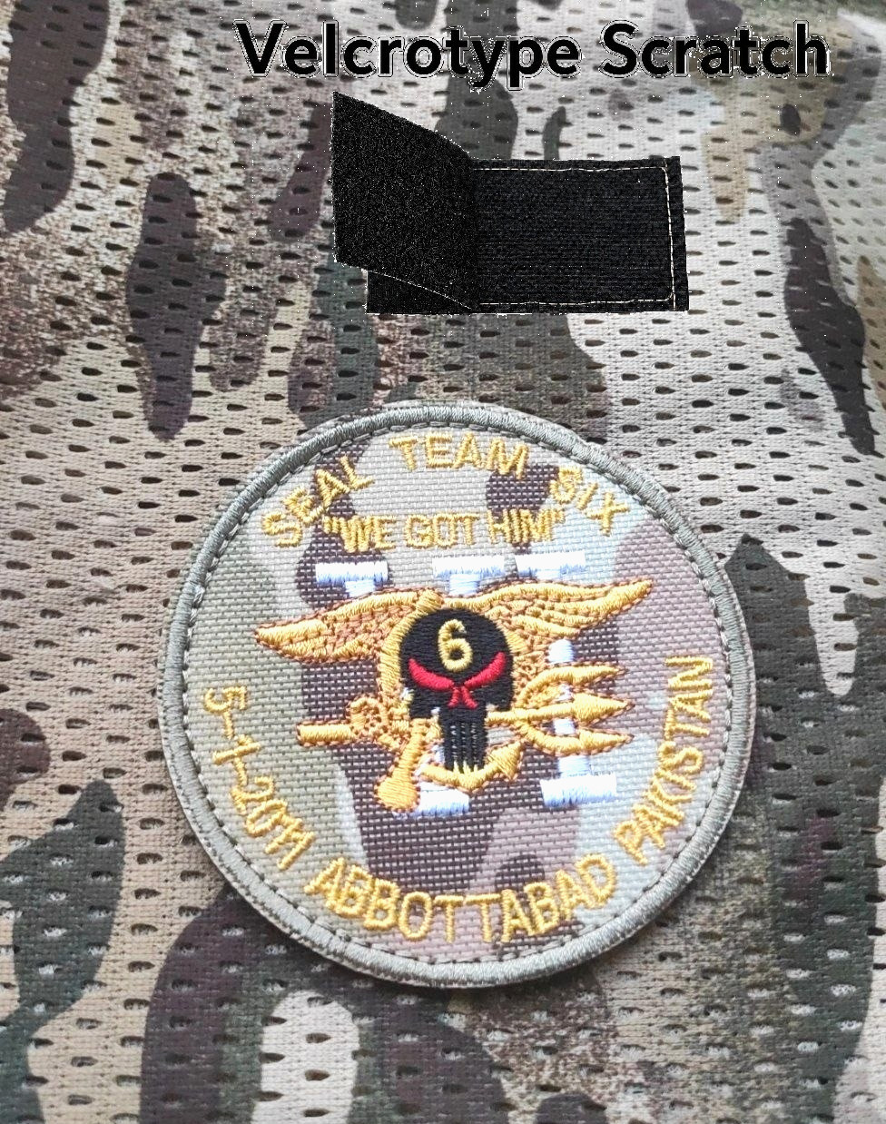 Operation Neptune Spears Navy Seal 6 vs Laden 2011 Patch - Velcrotype Patch