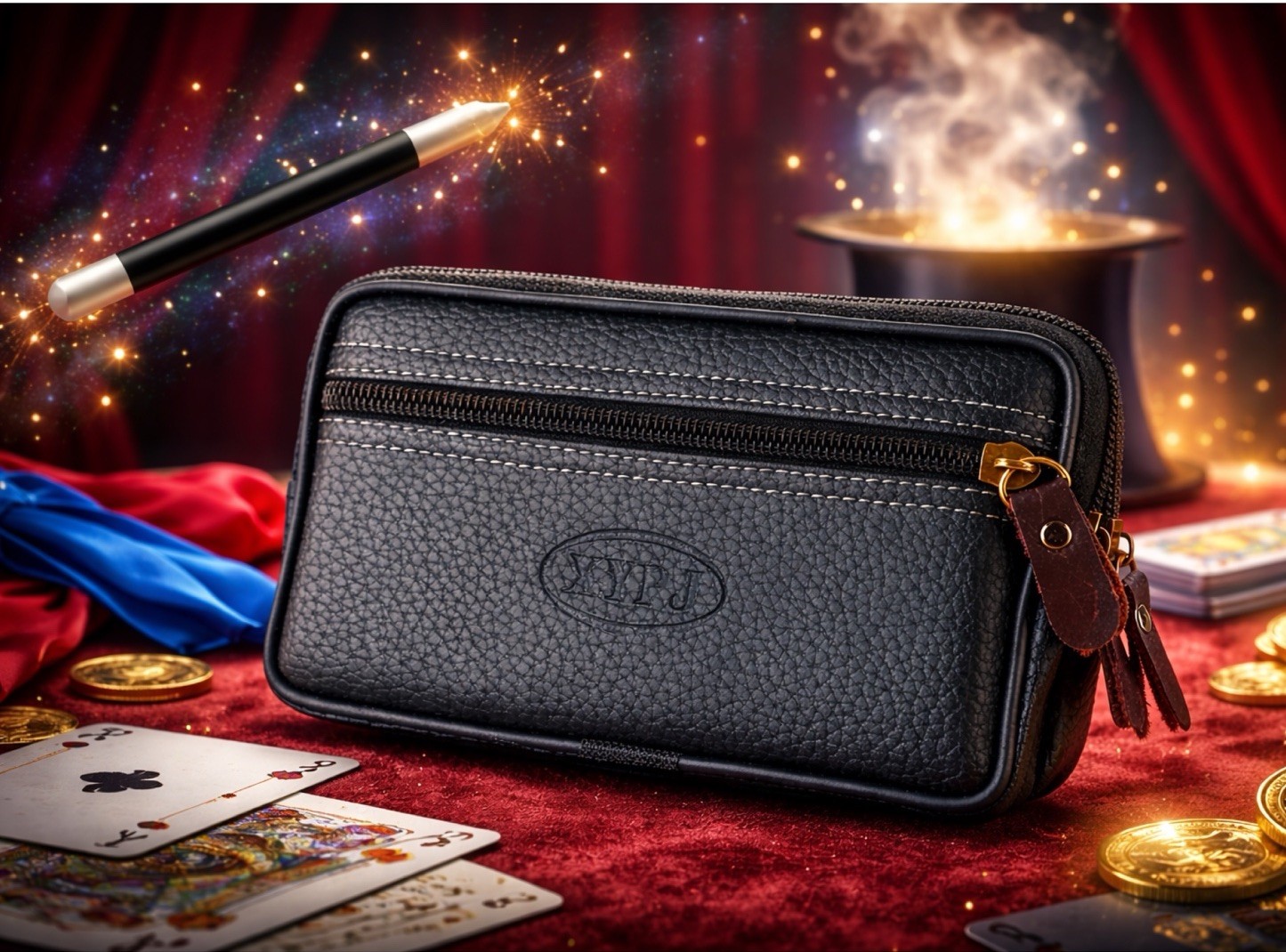 EDC Everyday Carry Magicians close up bag- Holds decks of cards And More