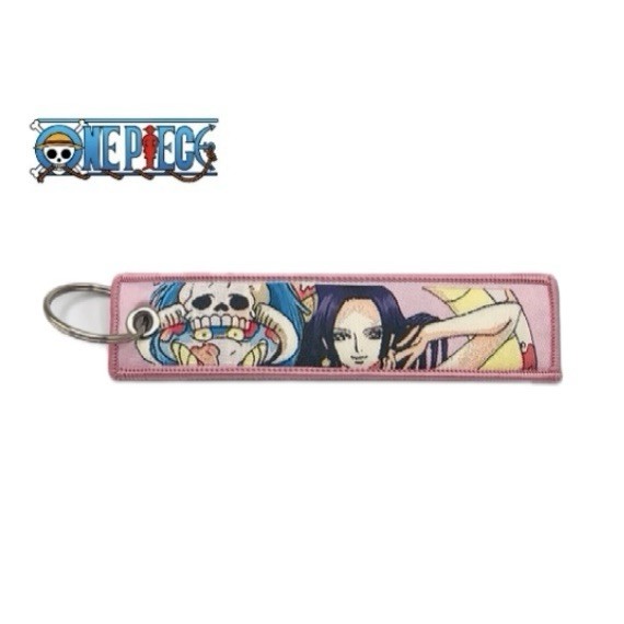 Boa Hancock Two Sided Premium Jet Tag Keychain – One Piece Anime Merch US Seller