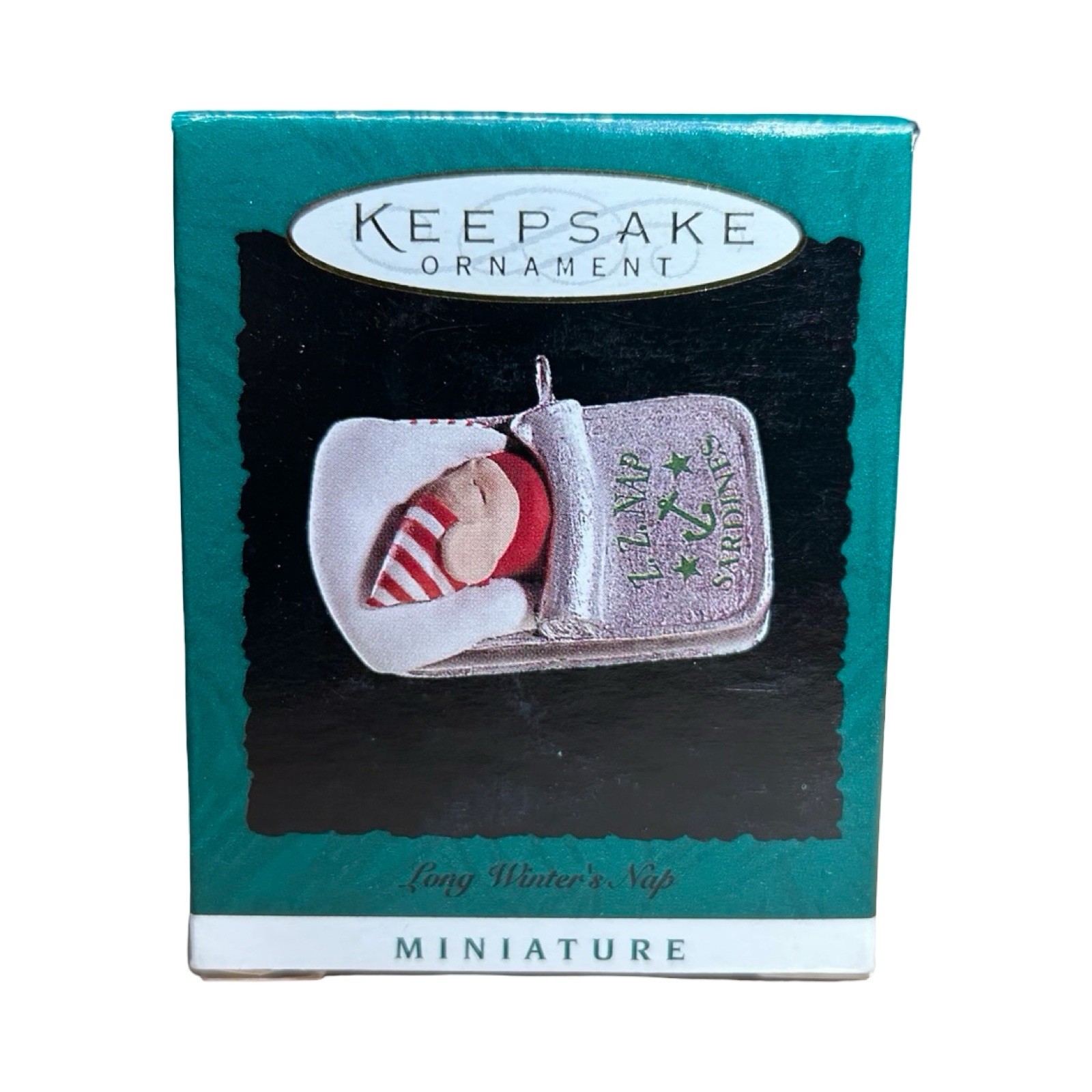 1996 Hallmark Long Winter's Nap Miniature Keepsake Ornament