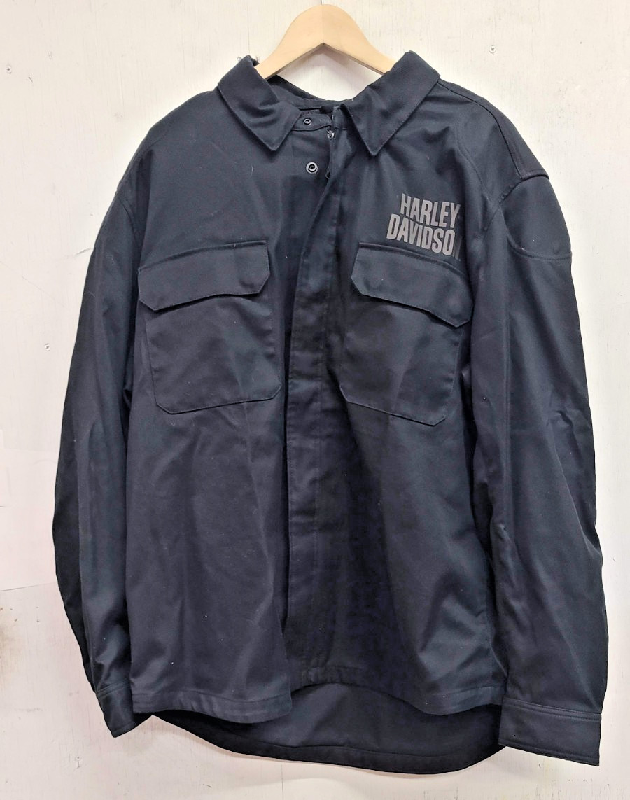 HARLEY-DAVIDSON Riding Shirt Jacket Operative 2.0, Black 98188-24VM Men's SZ 2XL