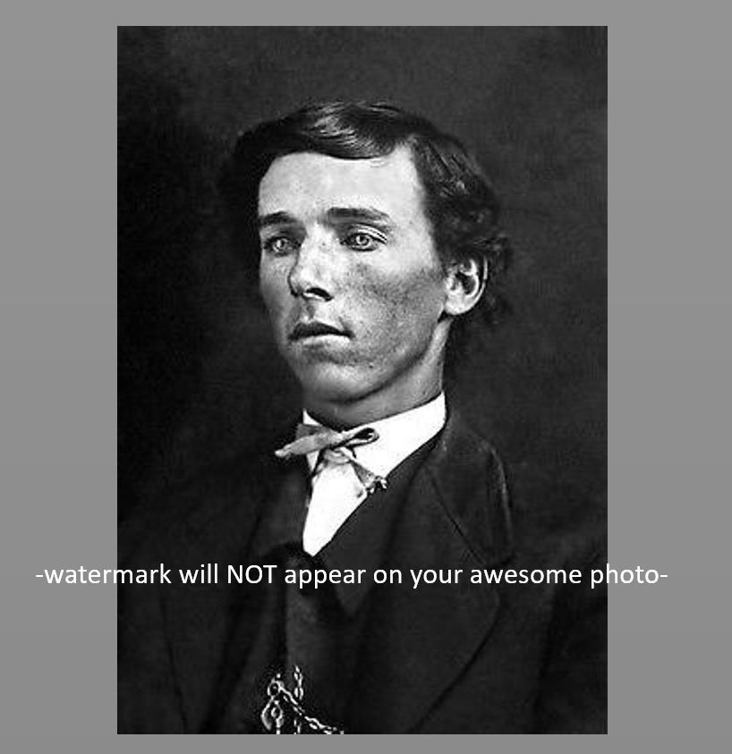 1877 Billy the Kid PHOTO William Bonney REGULATORS Gang Lincoln County War