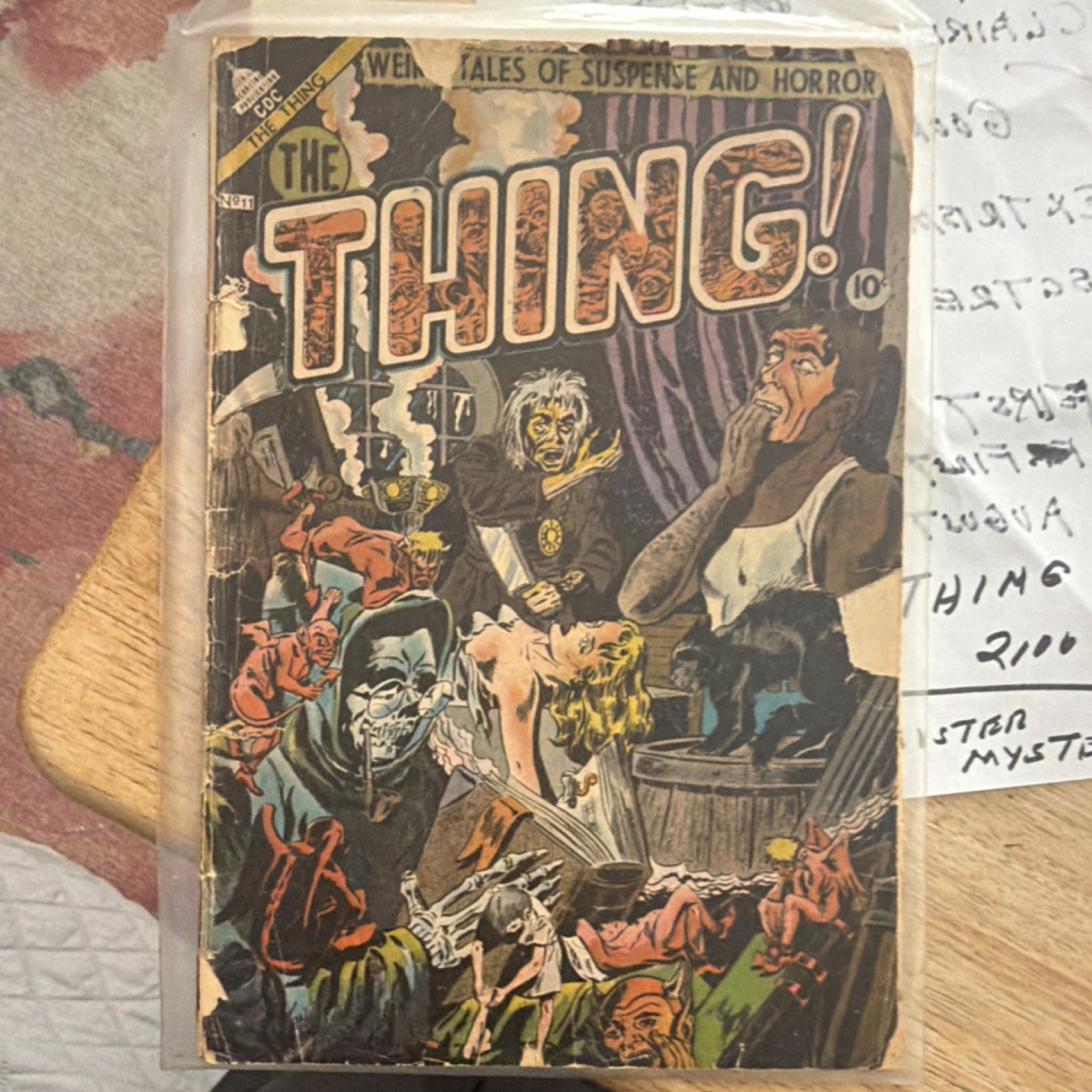 Charlton Comics The Thing #11 Golden Age Horror & Sci-Fi John Belfi Lou Morales