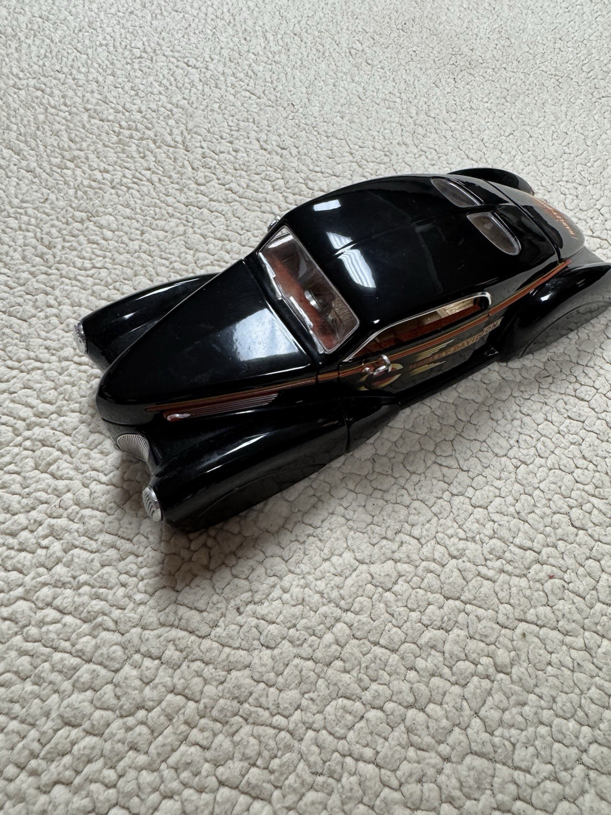 Vintage 1939 Harley Davidson Lincoln Zephyr Street Rod Pullback 1:43 Die Cast 9