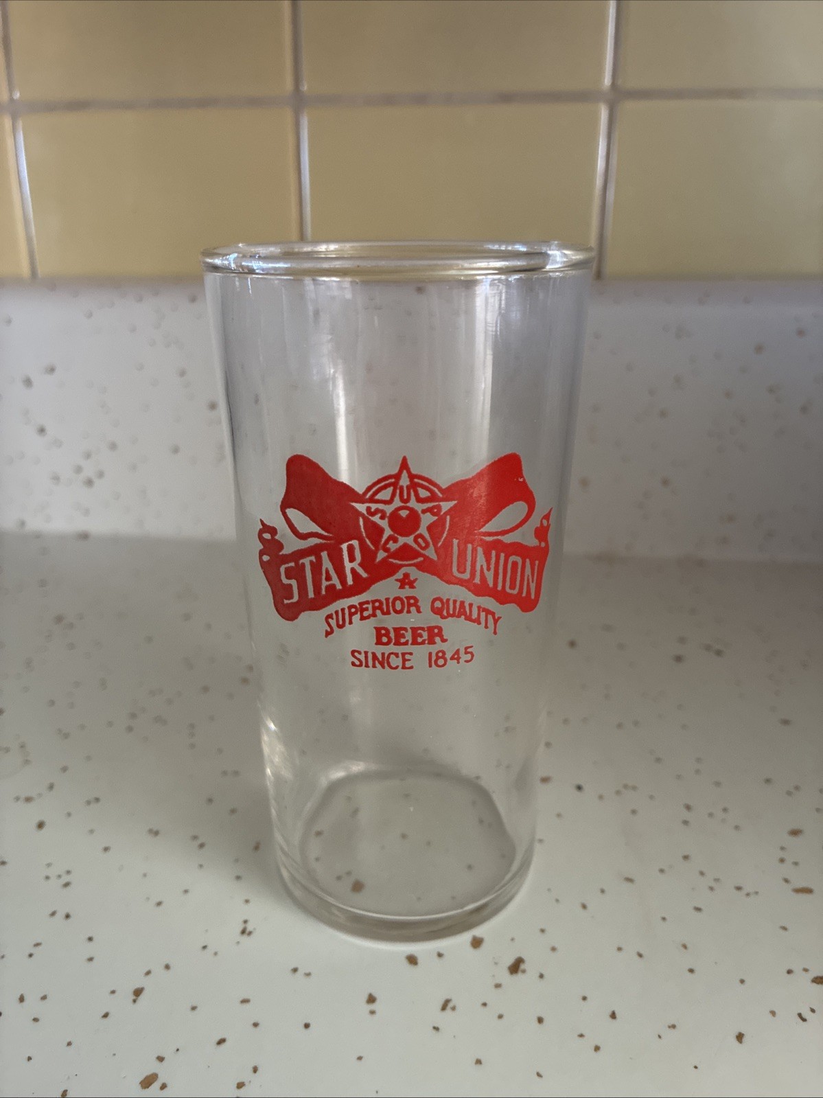 Star Union Beer Glass Peru Illinois Star Model Federal Glass