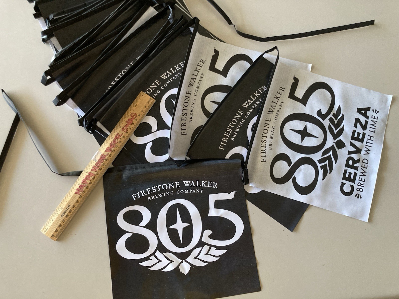 🔥 NEW 36’ 805 Firestone Walker Beer String Banner Party Bar  Decoration Vinyl