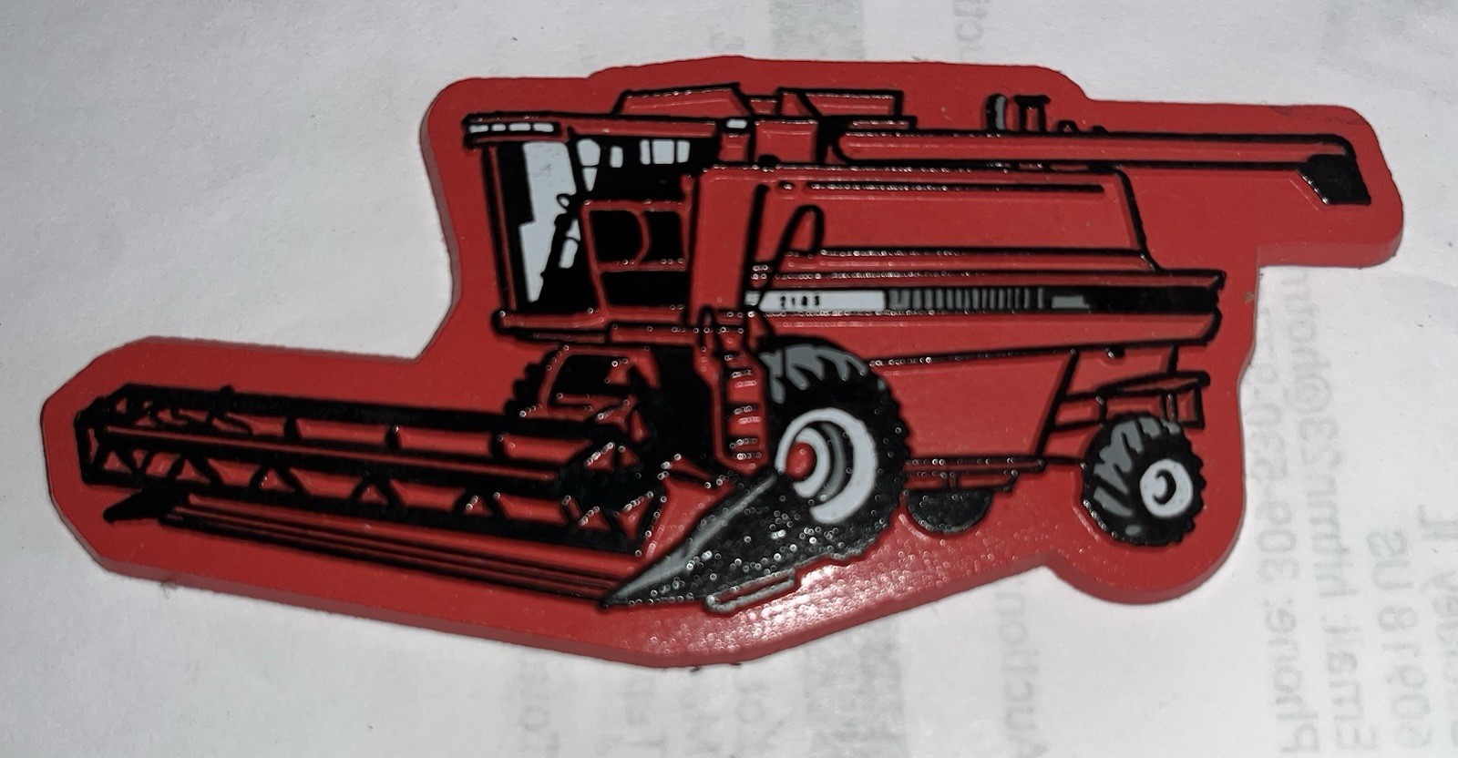 CASE IH  Combine Rubber Magnet